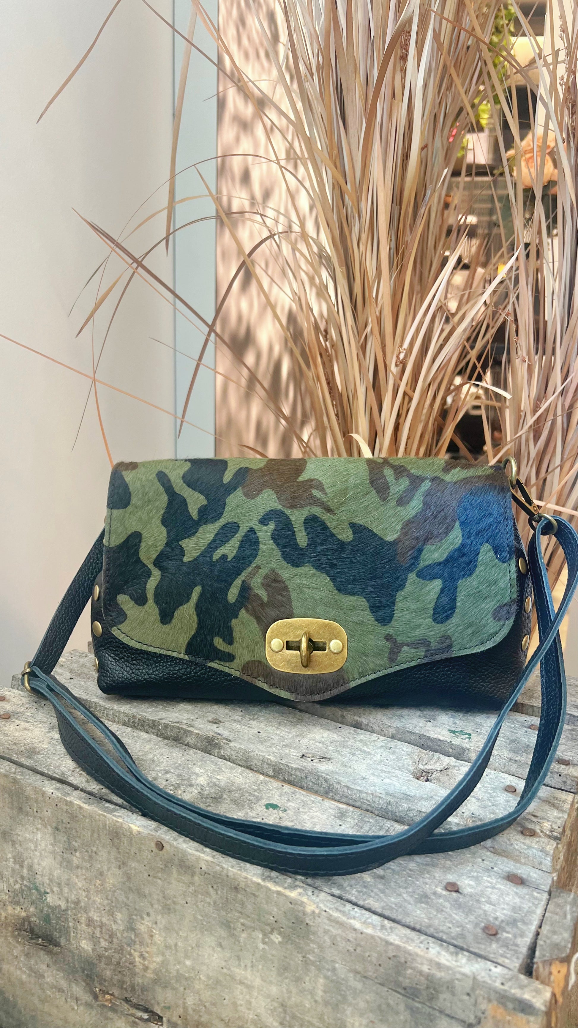 POLO SHOES BAG - POSTINO ANIMALIER MILITARE