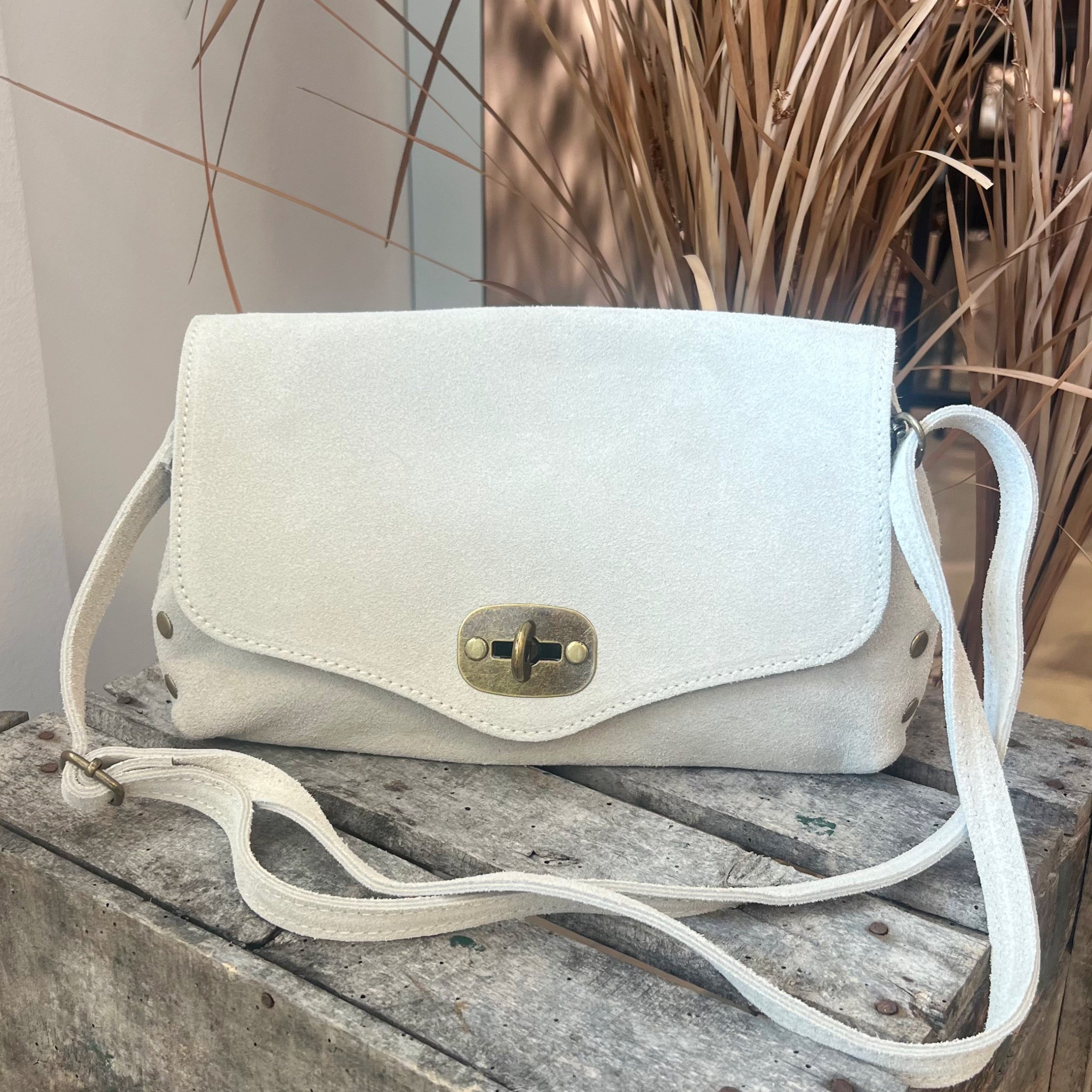 POLO SHOES BAG - POSTINO CAMOSCIO GHIACCIO