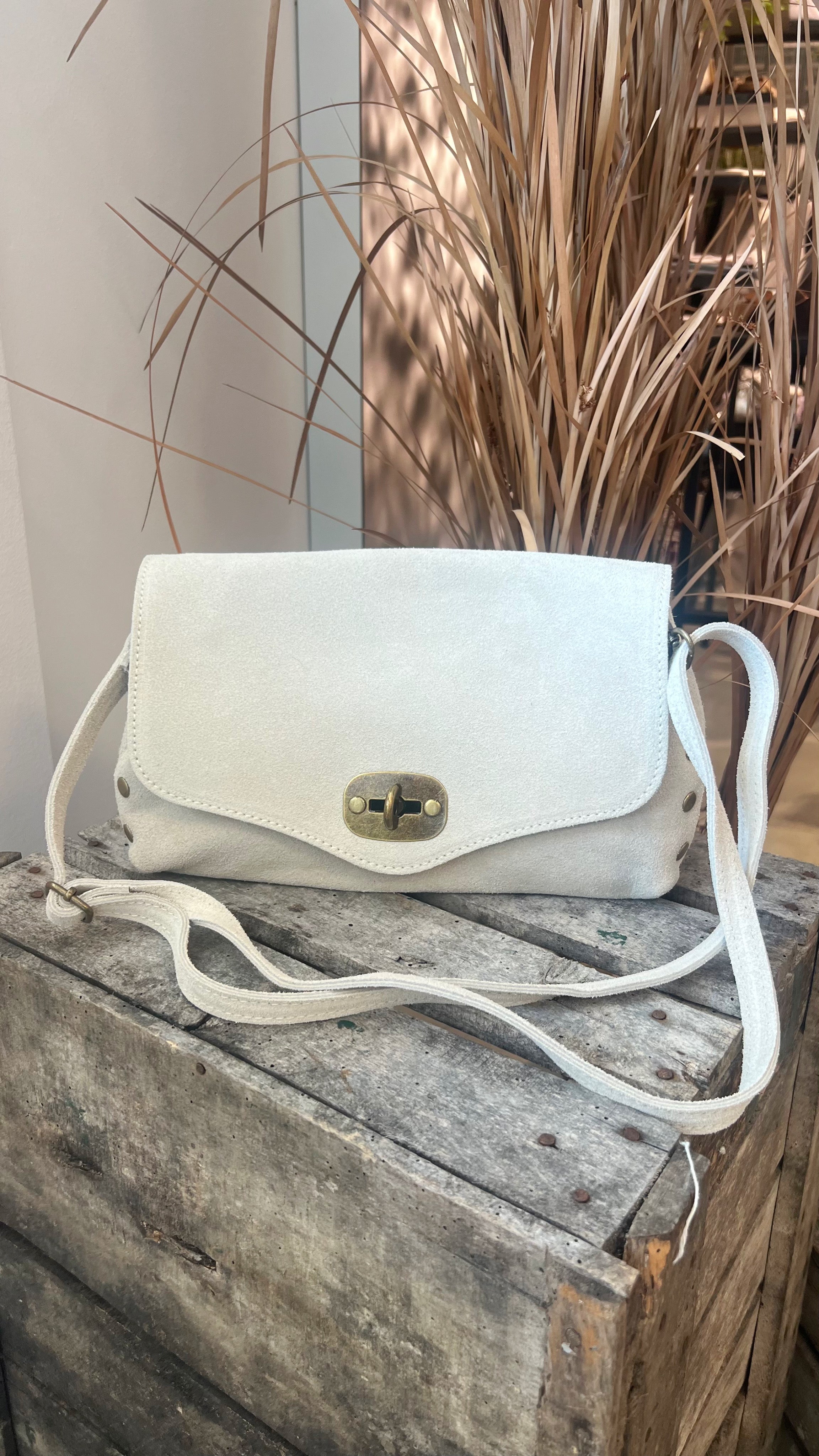 POLO SHOES BAG - POSTINO CAMOSCIO GHIACCIO