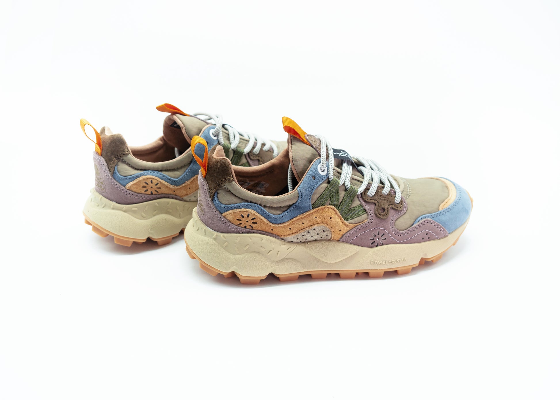 FLOWER MOUNTAIN - YAMANO 3 PETROL GREY LIGHT PAPAYA