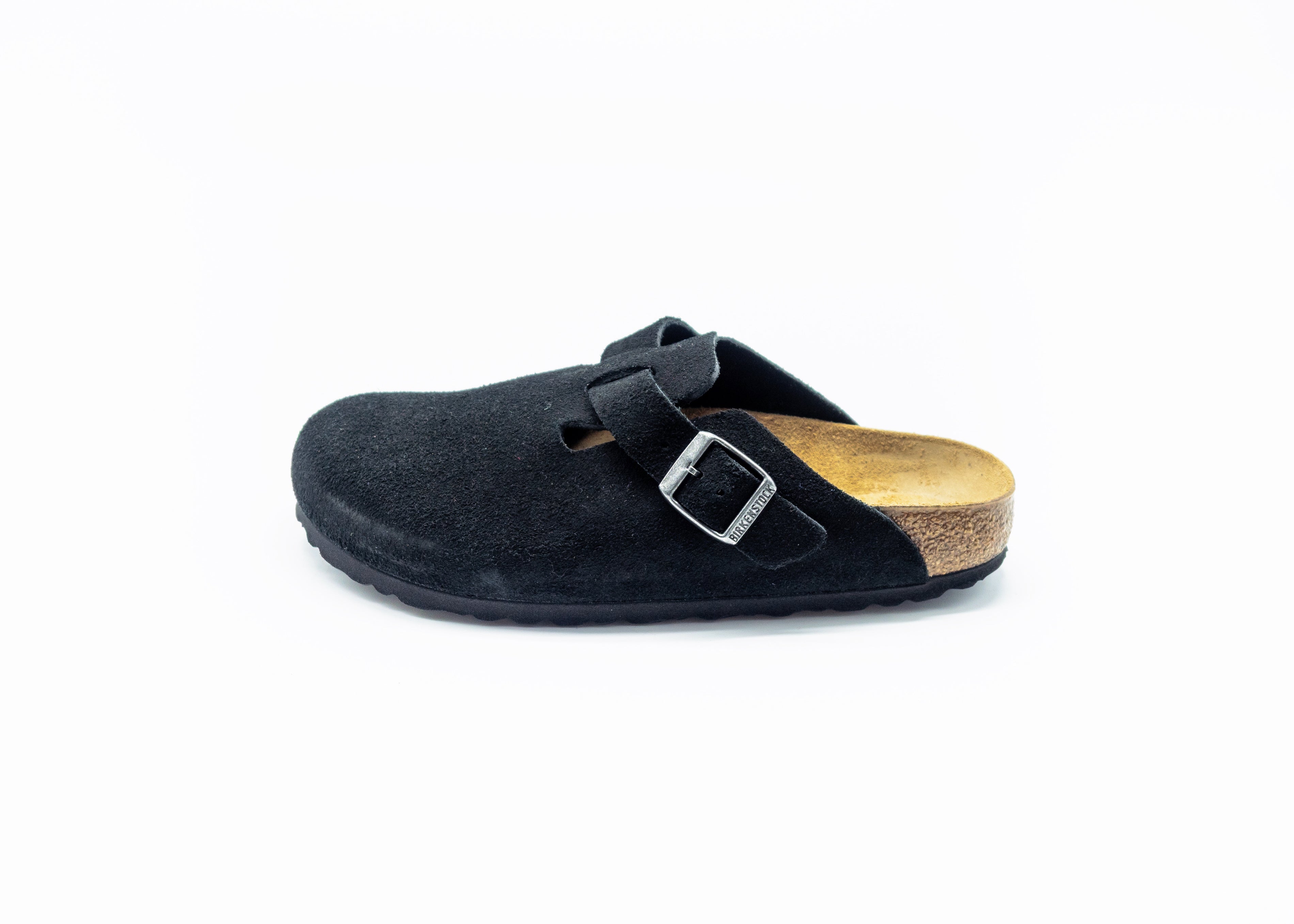 BIRKENSTOCK - BOSTON CAMOSCIO BLACK