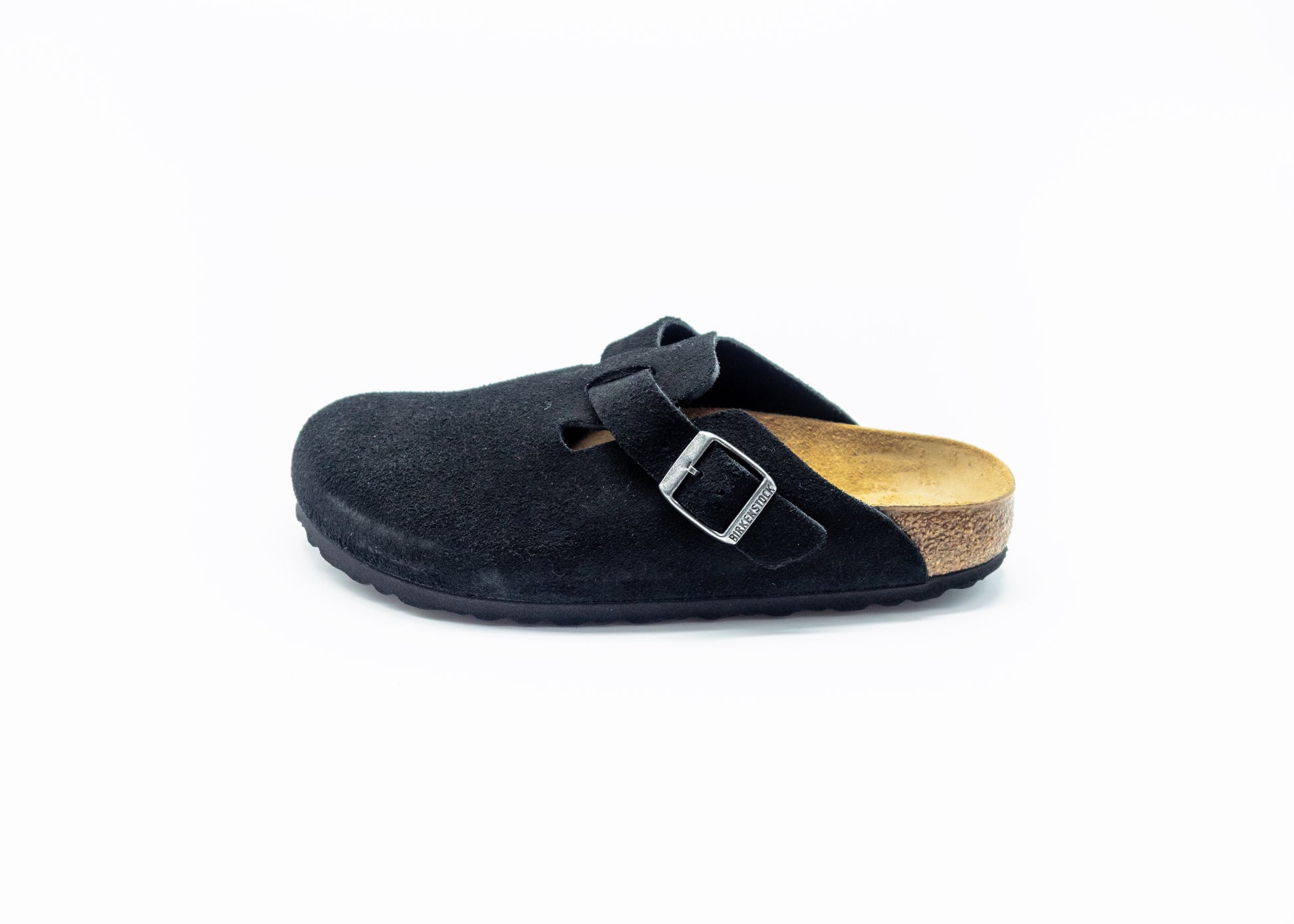 BIRKENSTOCK - BOSTON CAMOSCIO BLACK