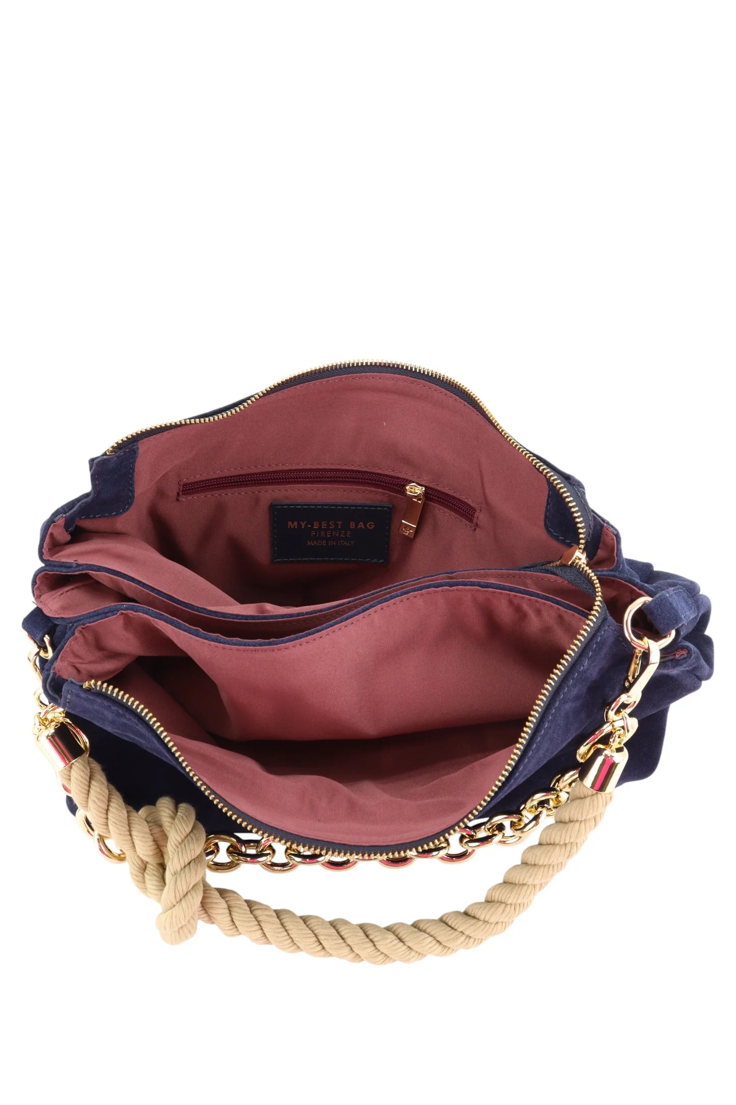MY BEST BAG - REFLEX SUEDE BLU NOTTE