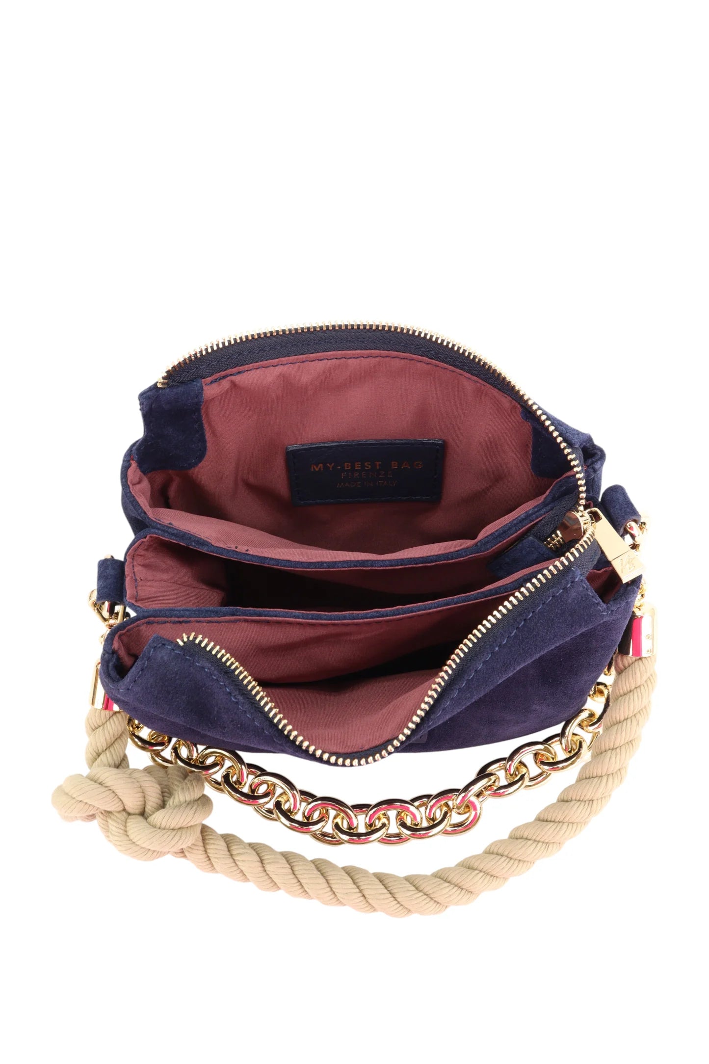 MY BEST BAG - REFLEX SUEDE BLU NOTTE