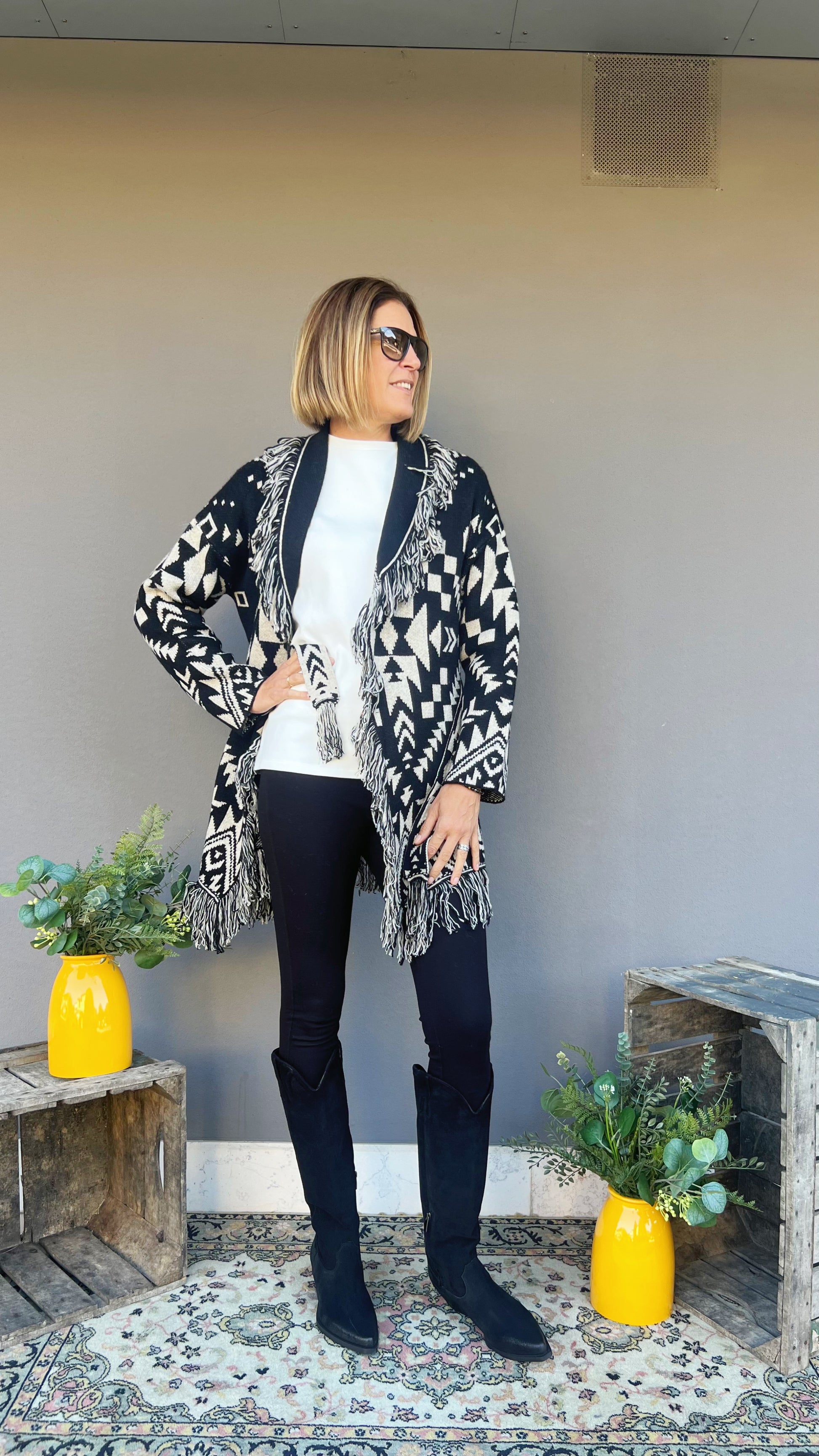 TÖÖCO - KIMONO AURELIA OHANA BLACK