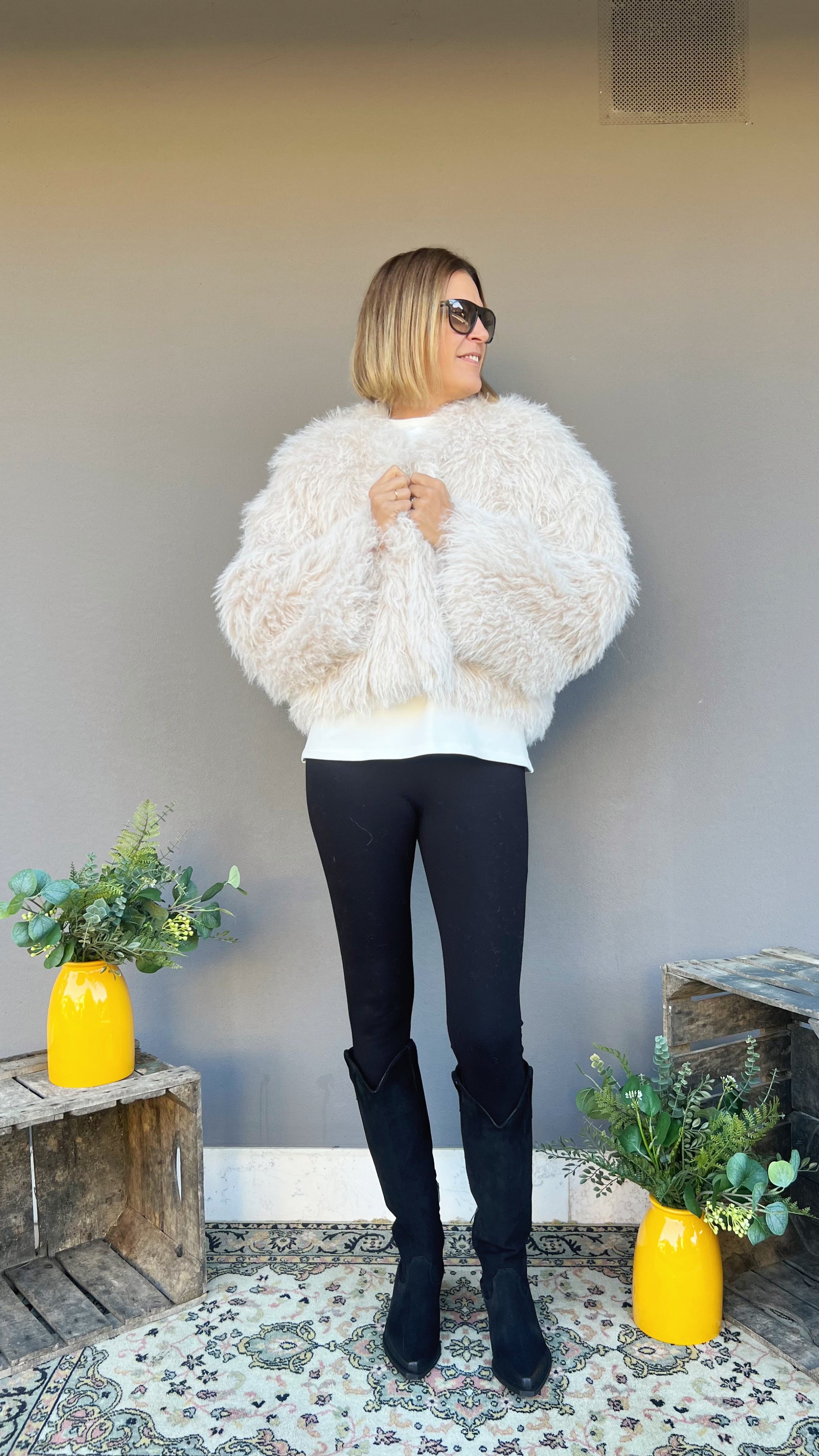 ELEH - ECOPELLICCIA CROPPED  ELEH