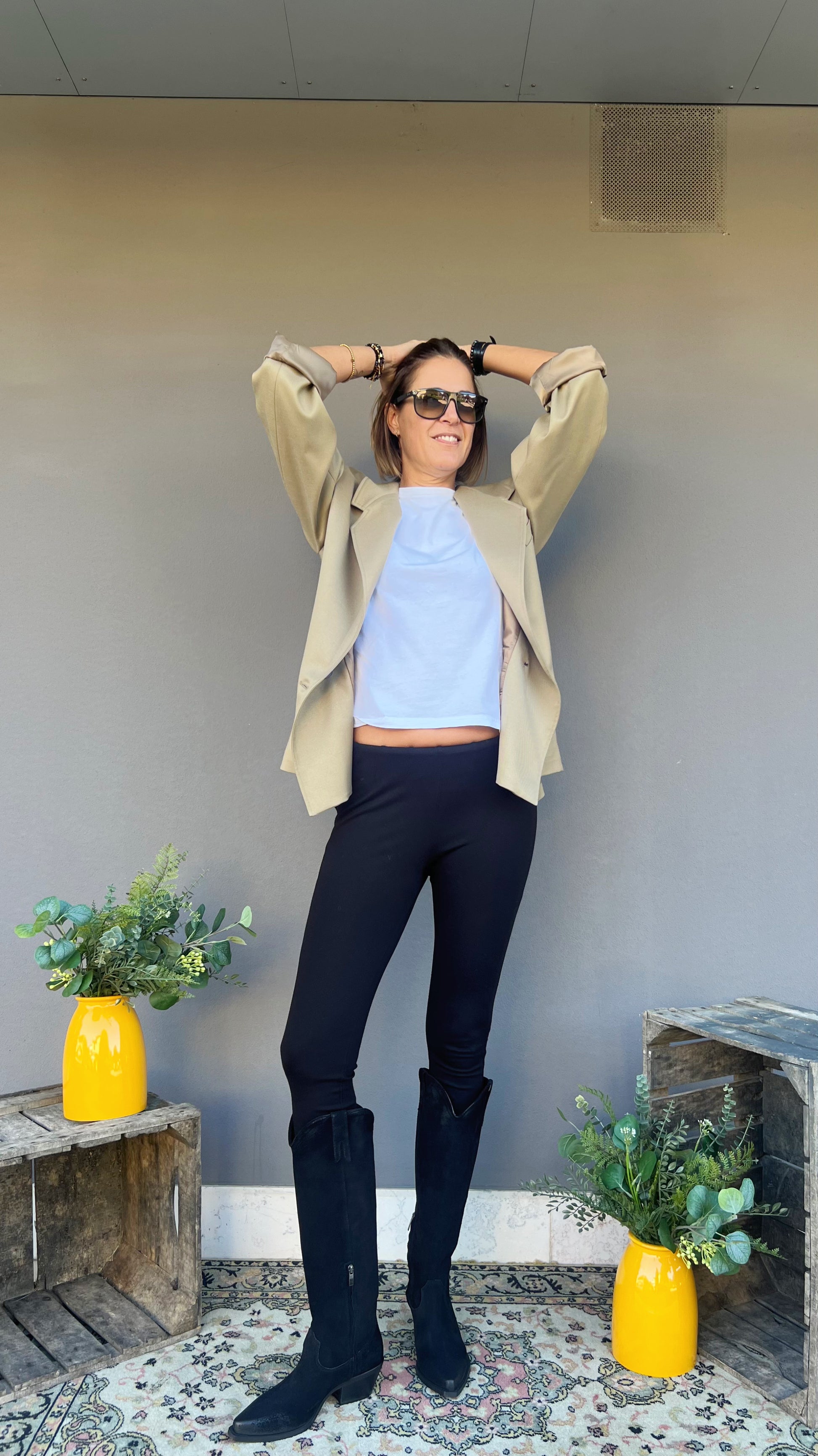 ELEH - GIACCA OVER VERDE OLIVA