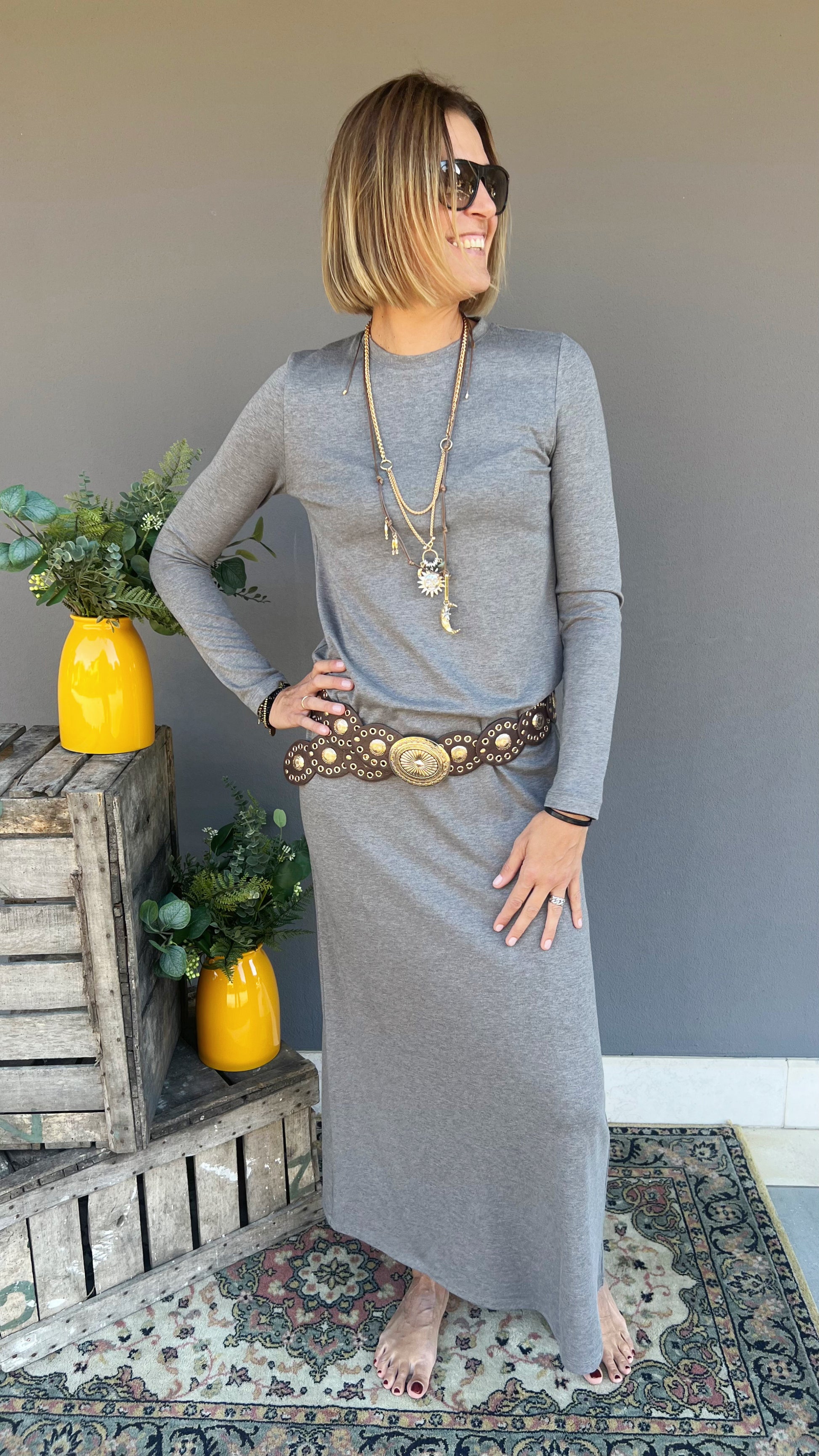 ELEH - ABITO MAGLIA GREY