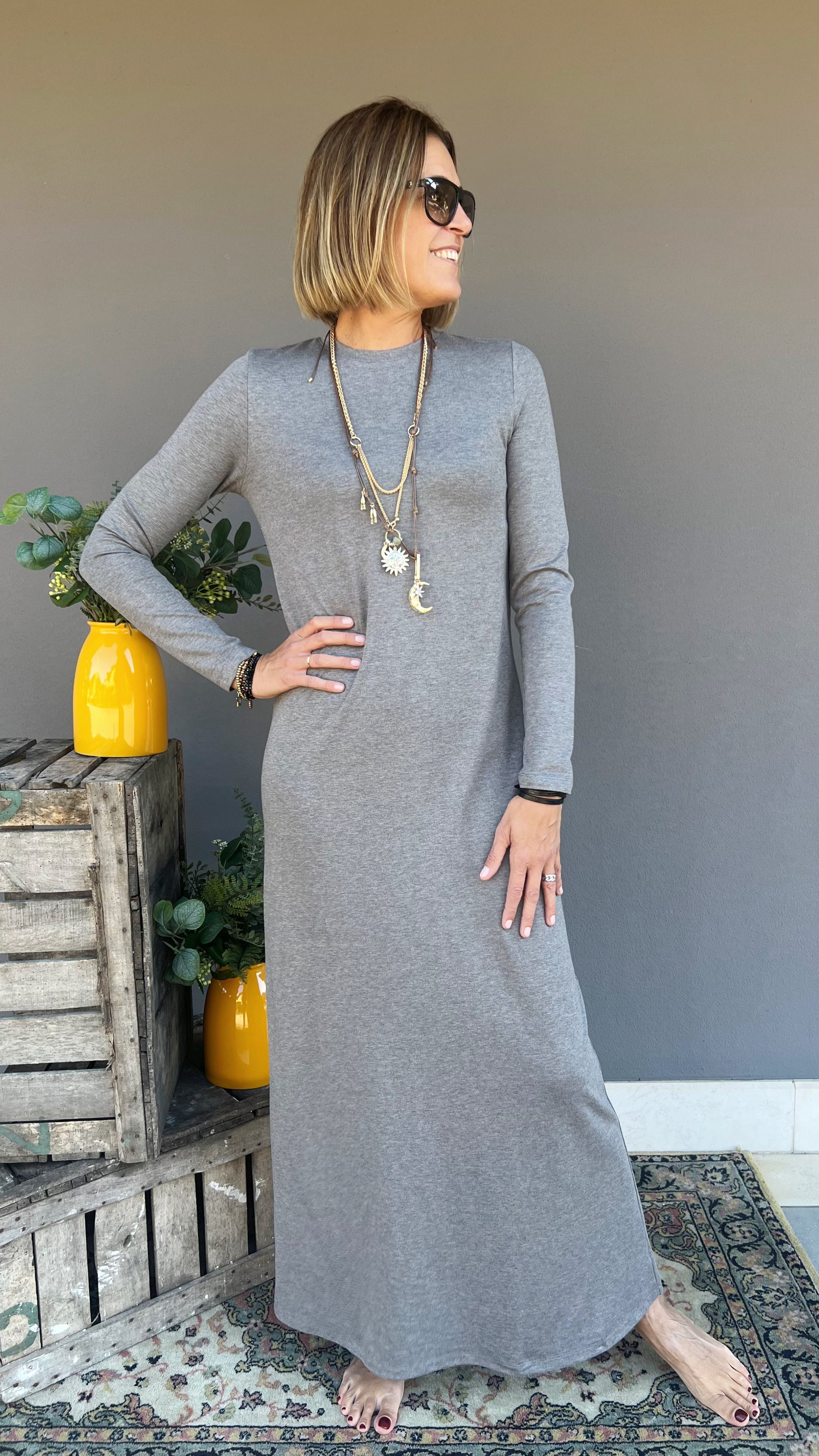 ELEH - ABITO MAGLIA GREY