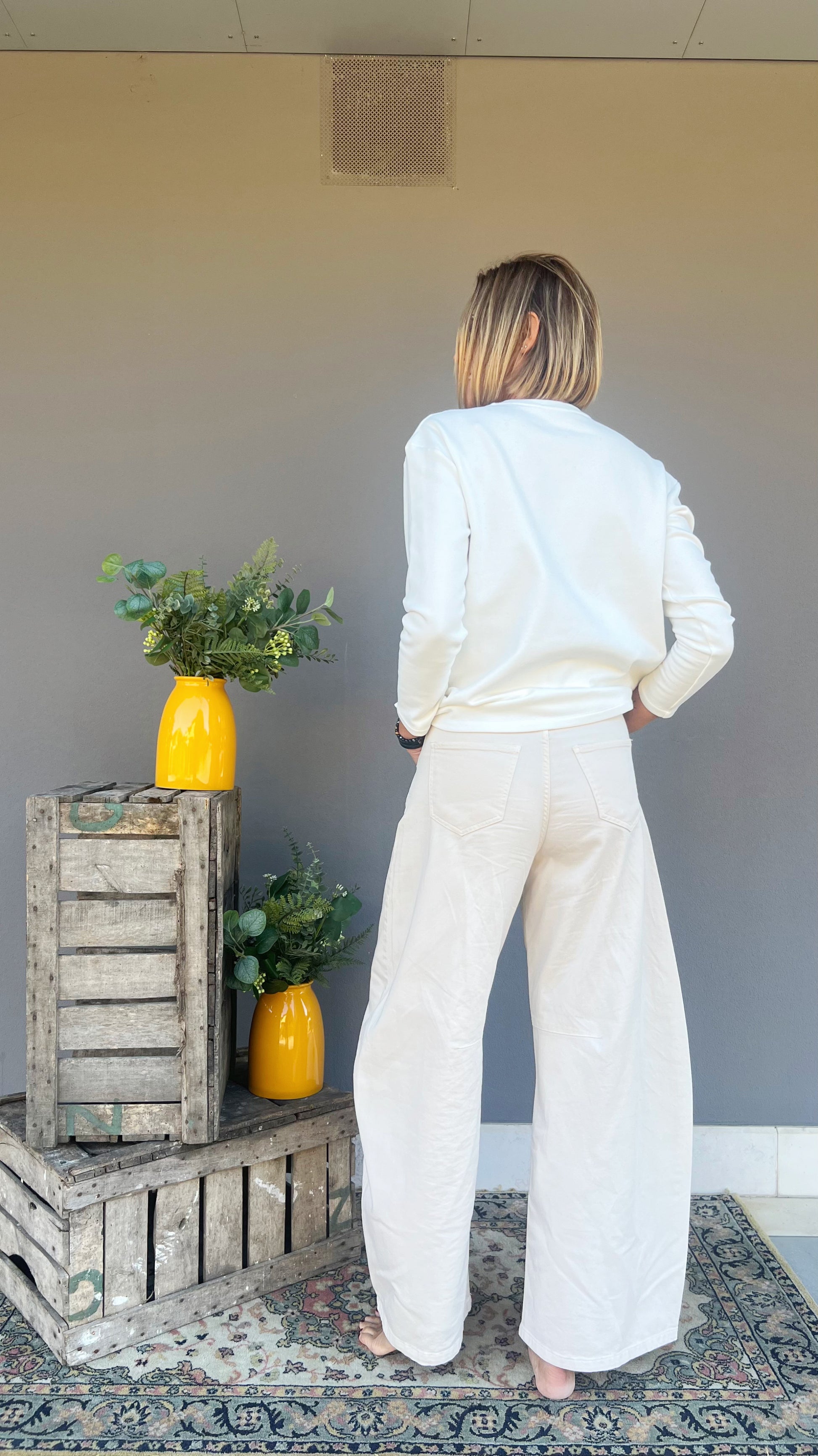 GOD SAVE DENIM - JEANS BALLOON BEIGE