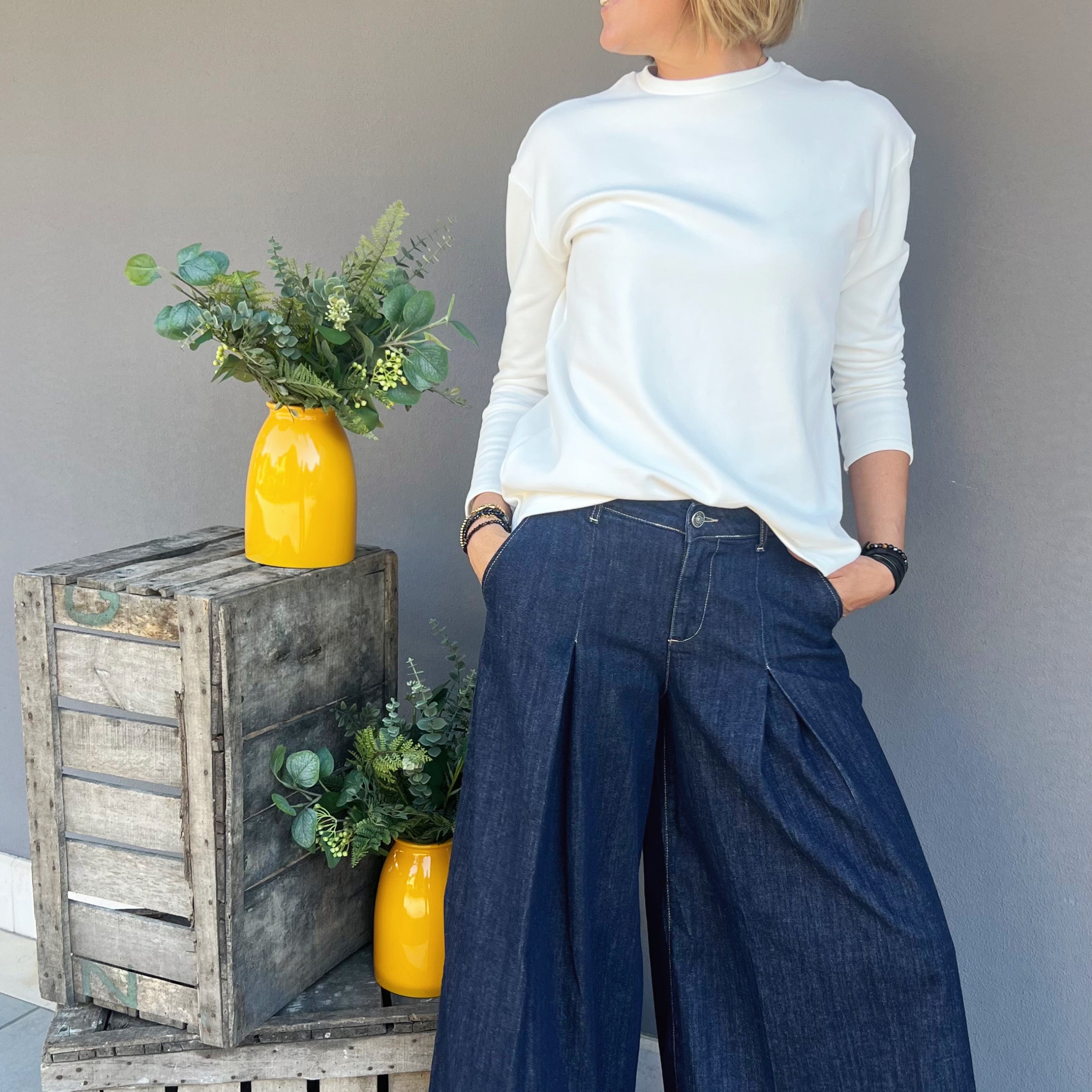 GOD SAVE DENIM - JEANS PANTAGONNA