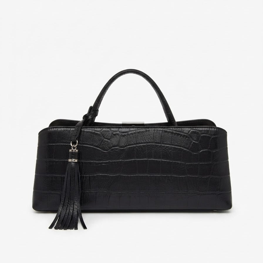 POLO SHOES BAGS - BAG TAYLOR COCCO BLACK
