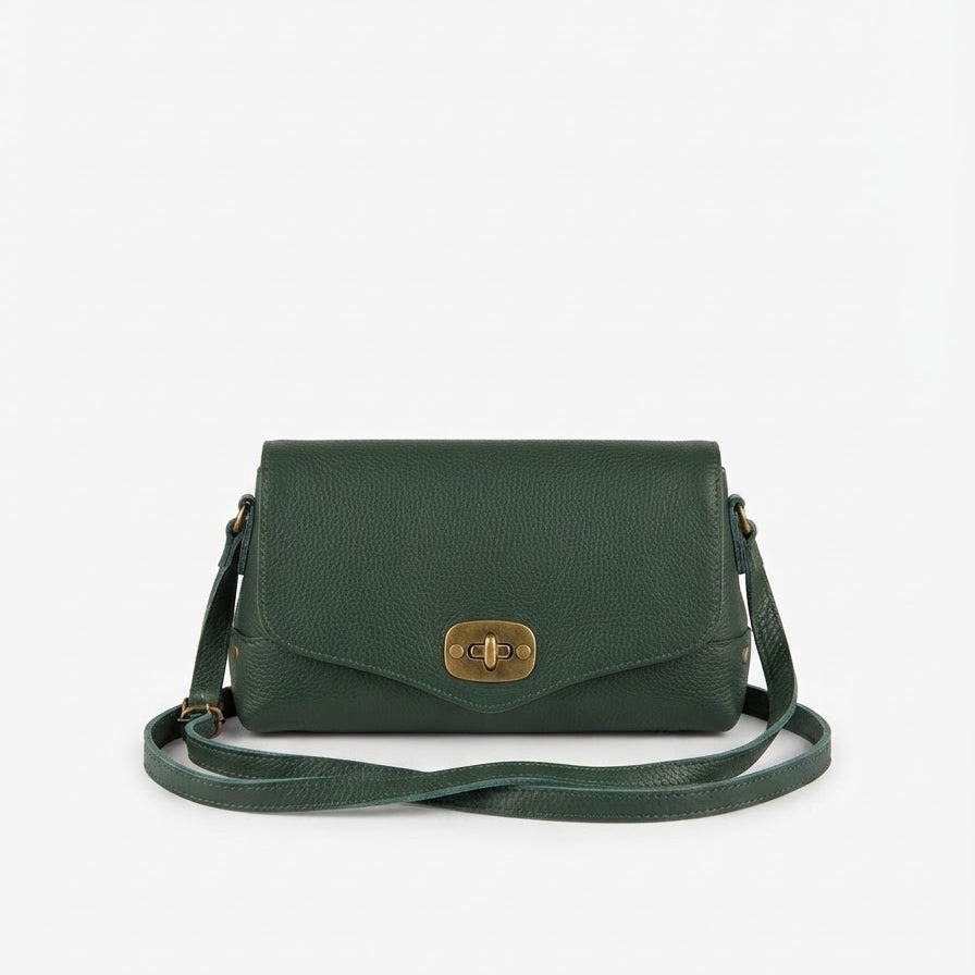 POLO SHOES BAGS - BORSA POSTINO VERDE BOSCO
