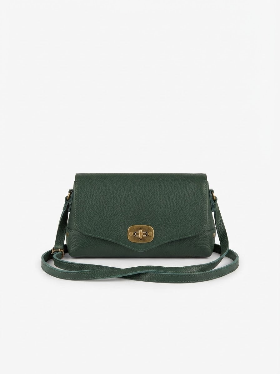 POLO SHOES BAGS - BORSA POSTINO VERDE BOSCO