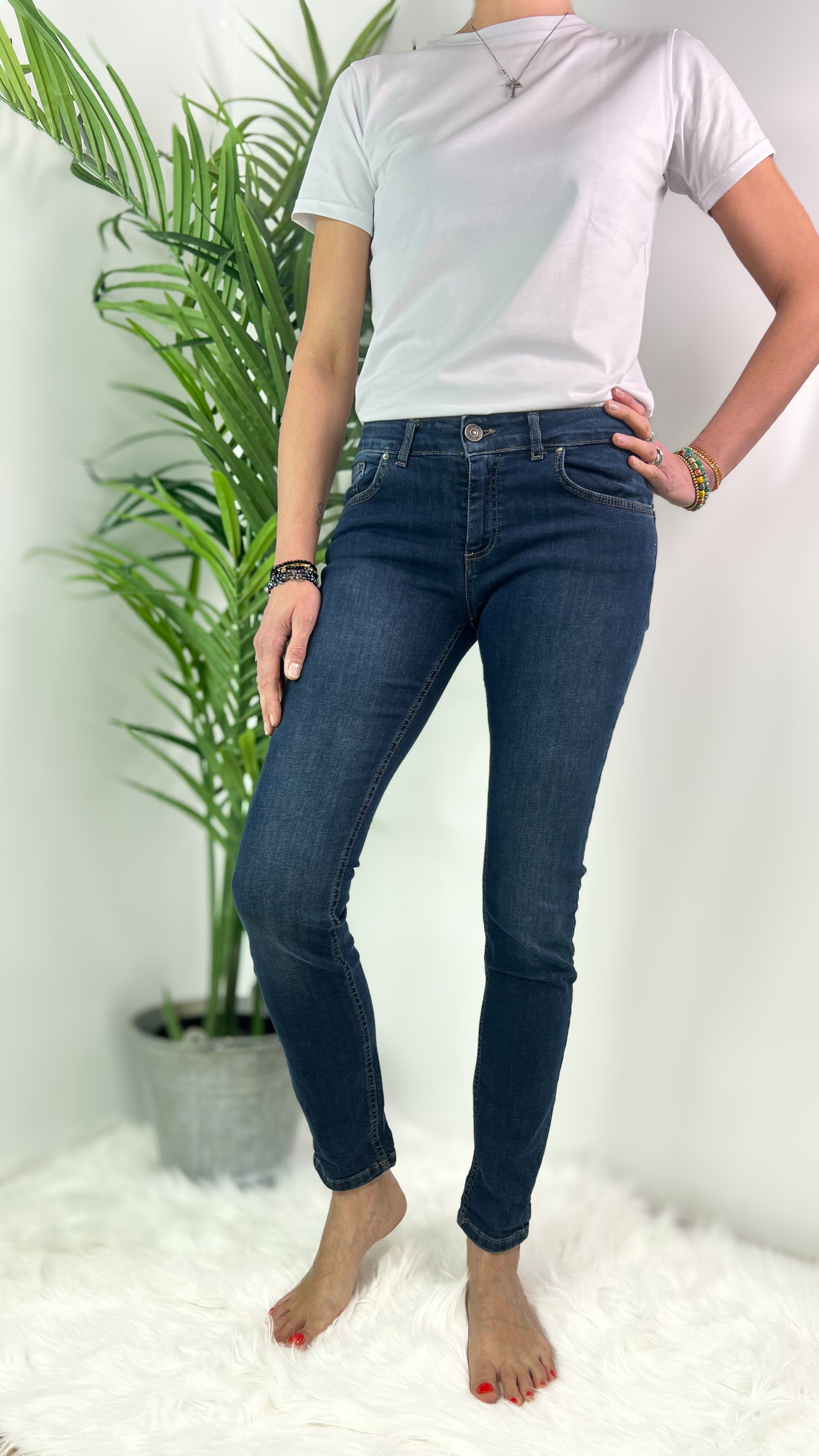 GOD SAVE DENIM - JEANS SKINNY BLU