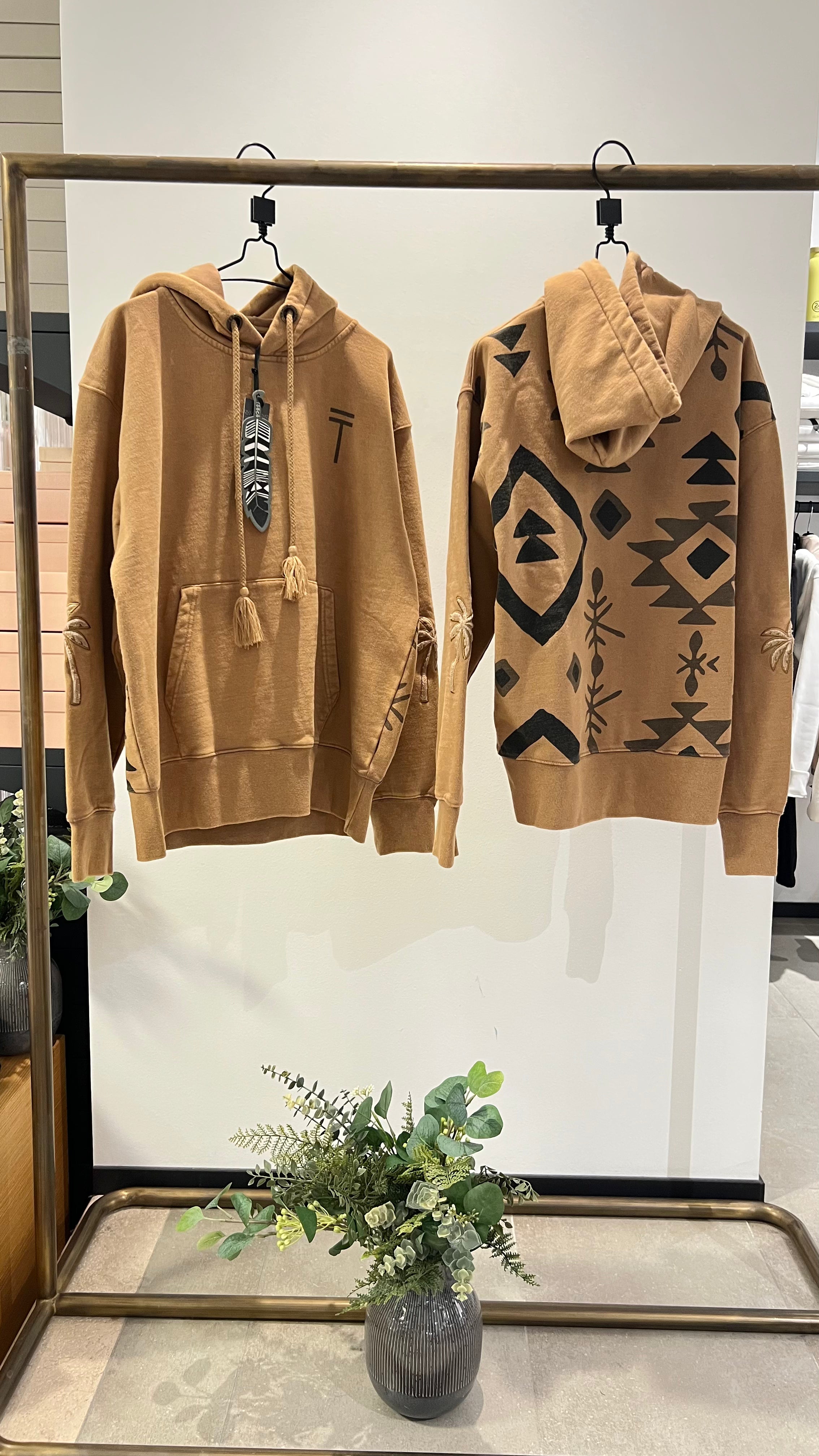 TOOCO - FELPA FRENCH TERRY CAMEL