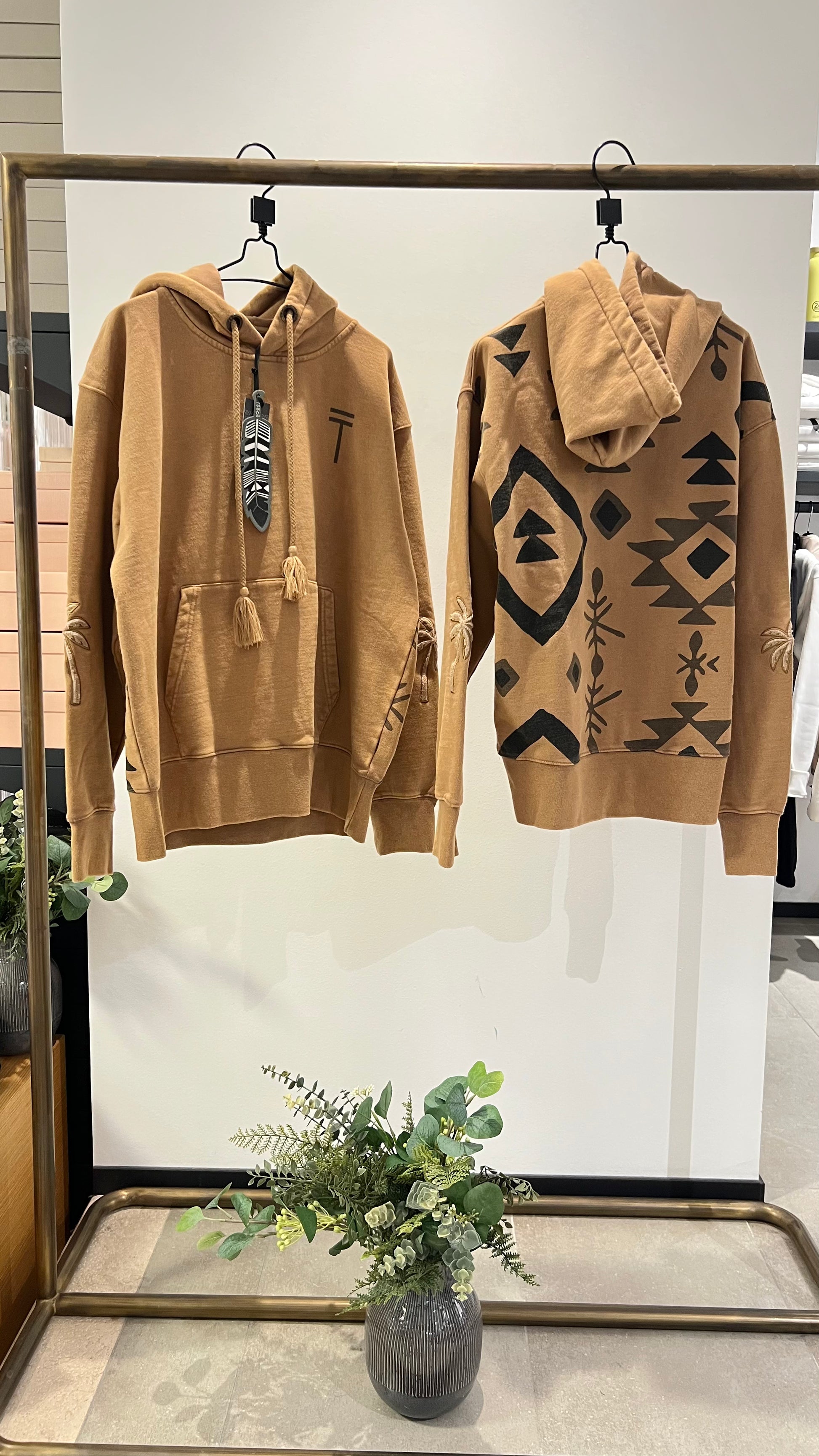 TOOCO - FELPA FRENCH TERRY CAMEL