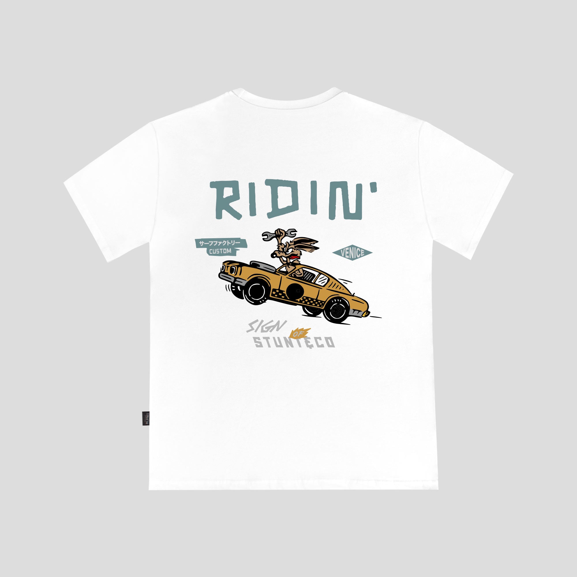 KOSAMUI - TSHIRT RIDIN WHITE