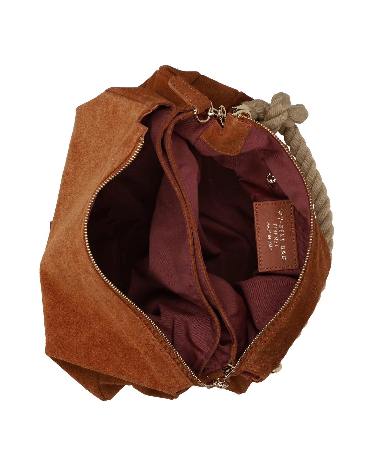 MY BEST BAG - REFLEX SUEDE CUOIO SCURO