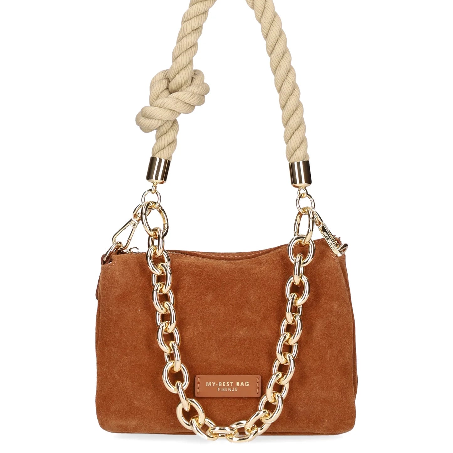 MY BEST BAG - REFLEX SUEDE CUOIO SCURO