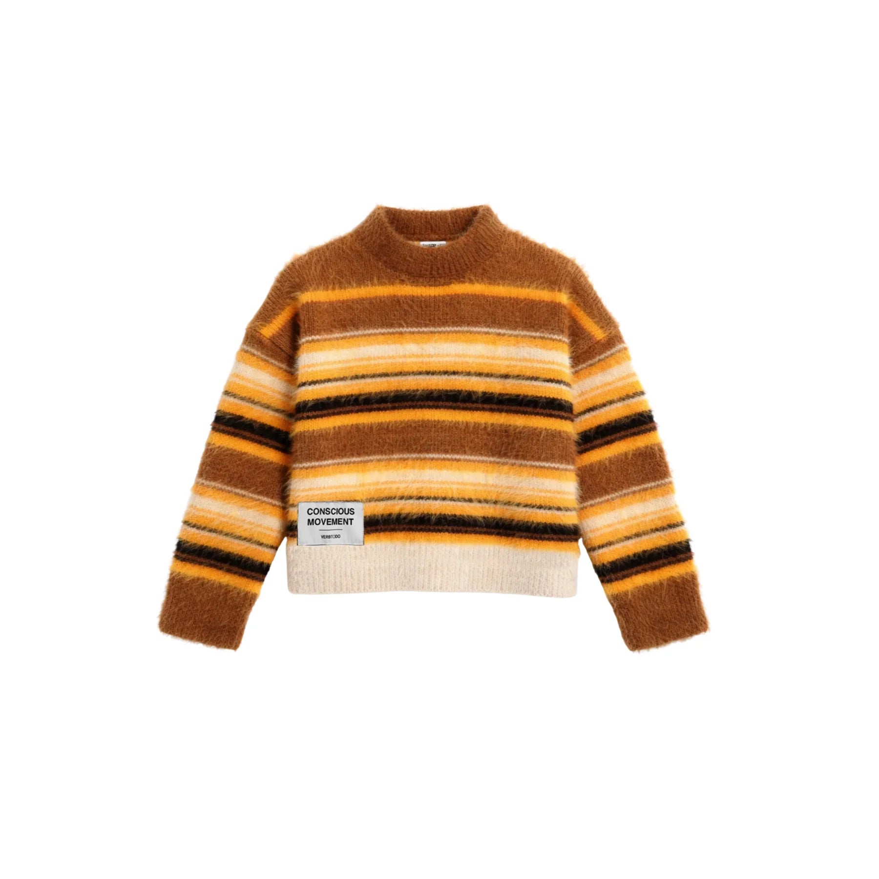 VERB TO DO - KNITWEAR BOXY CAMEL STRIPES