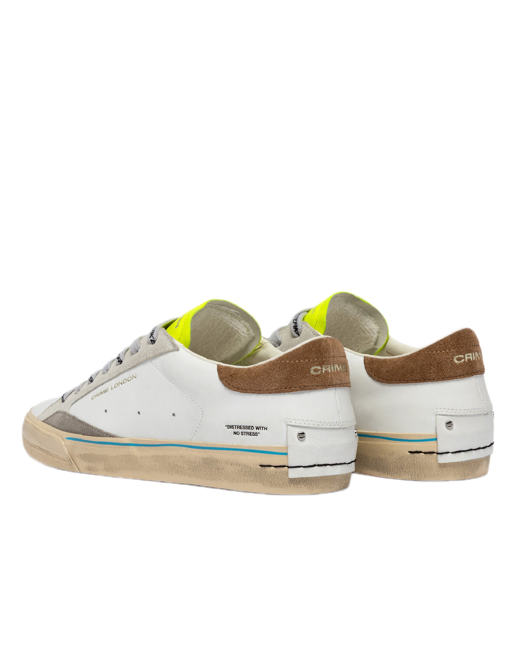 CRIME LONDON - DISTRESSED 2.0 FLASH LIME