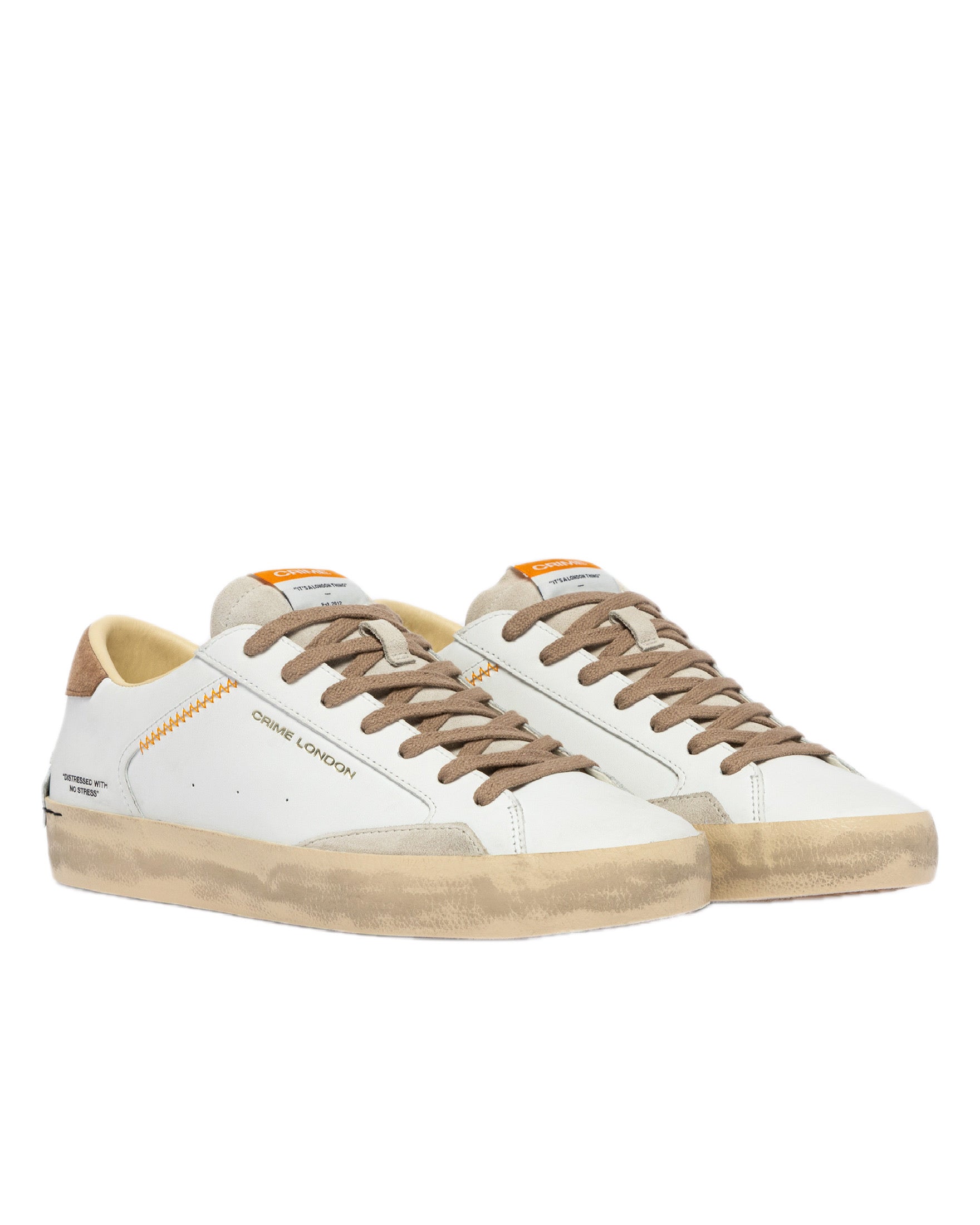 CRIME LONDON -DISTRESSED SADDLE BROWN