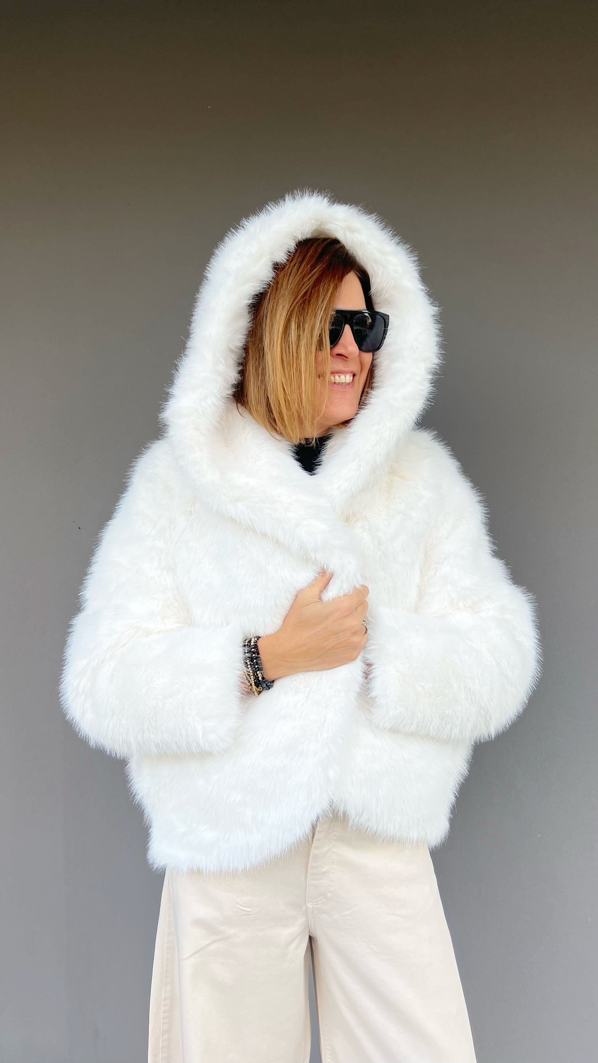 POLO SHOES - ECOPELLICCIA BRITNEY WHITE