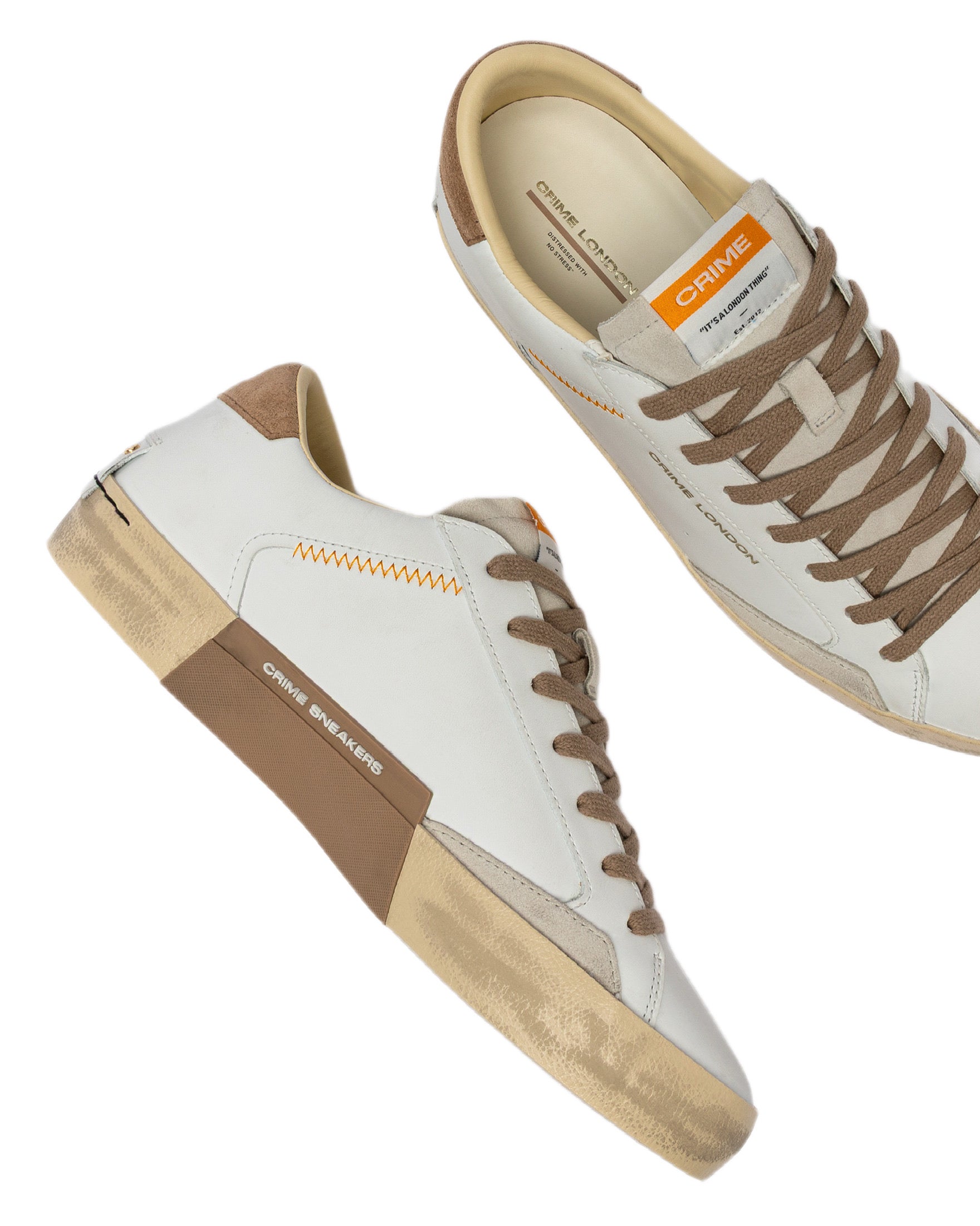 CRIME LONDON -DISTRESSED SADDLE BROWN