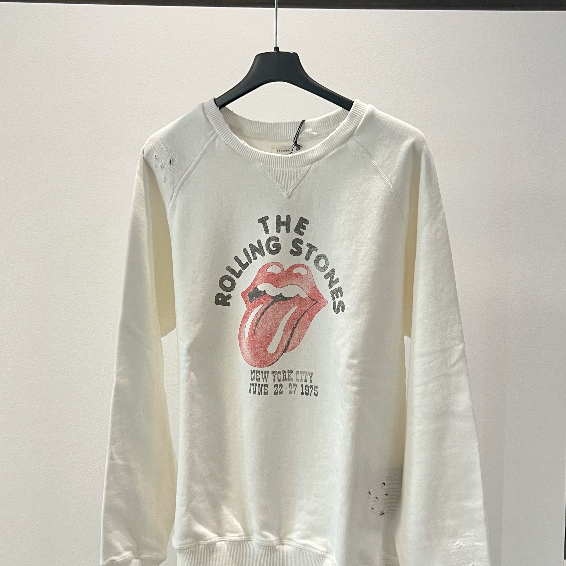 SOX IN THE BOX - FELPA GIROCOLLO THE ROLLING STONES PANNA