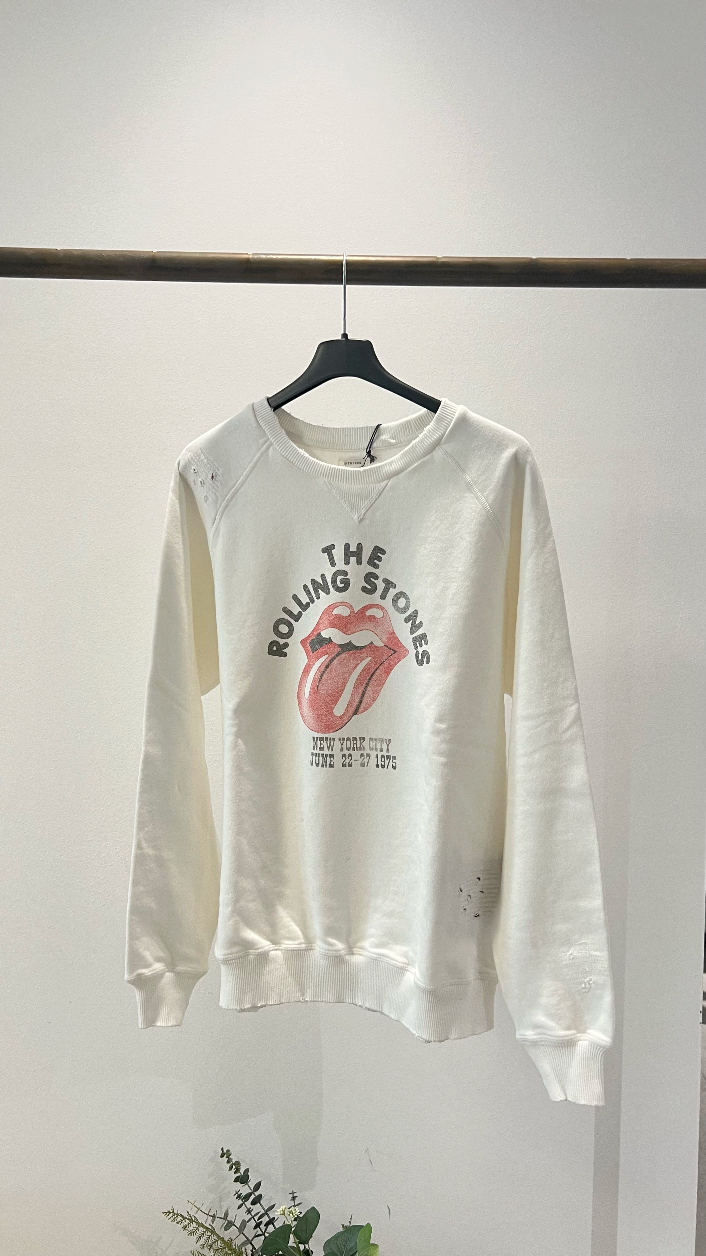 SOX IN THE BOX - FELPA GIROCOLLO THE ROLLING STONES PANNA