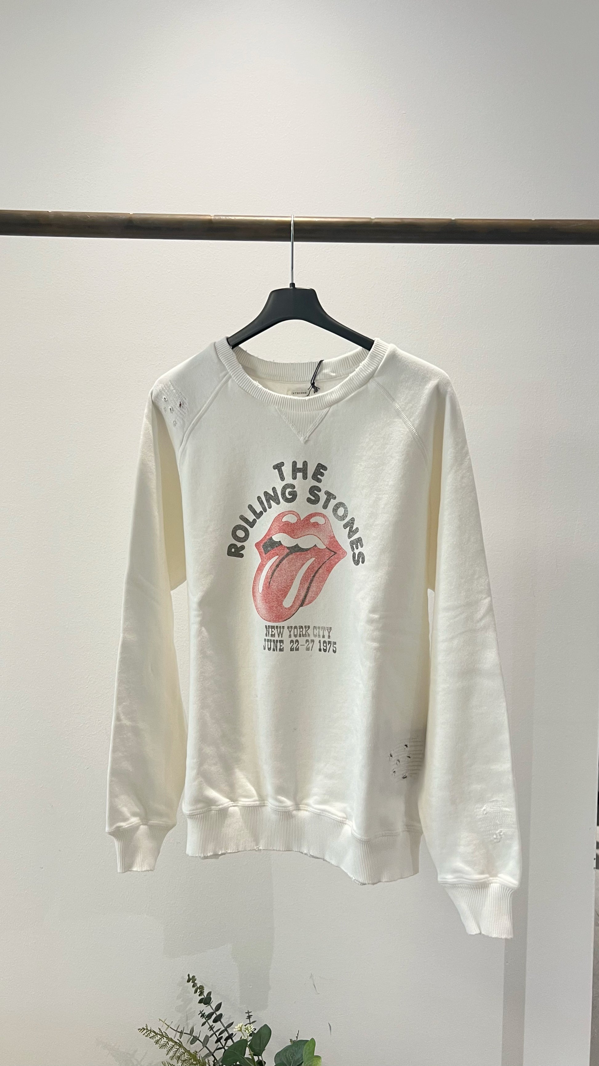 SOX IN THE BOX - FELPA GIROCOLLO THE ROLLING STONES PANNA