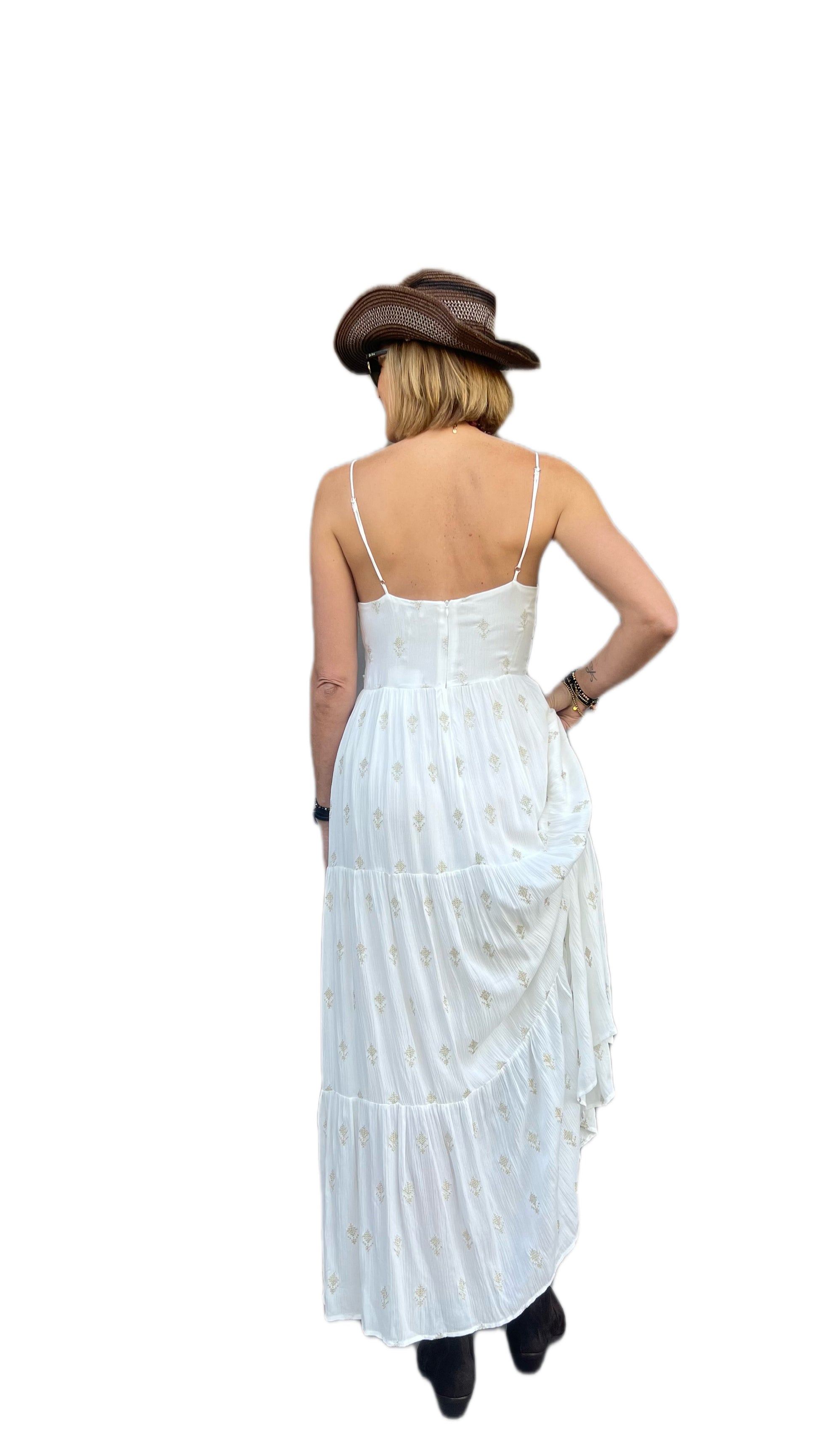 GOA GOA - VESTITO MAIA WHITE GOLD
