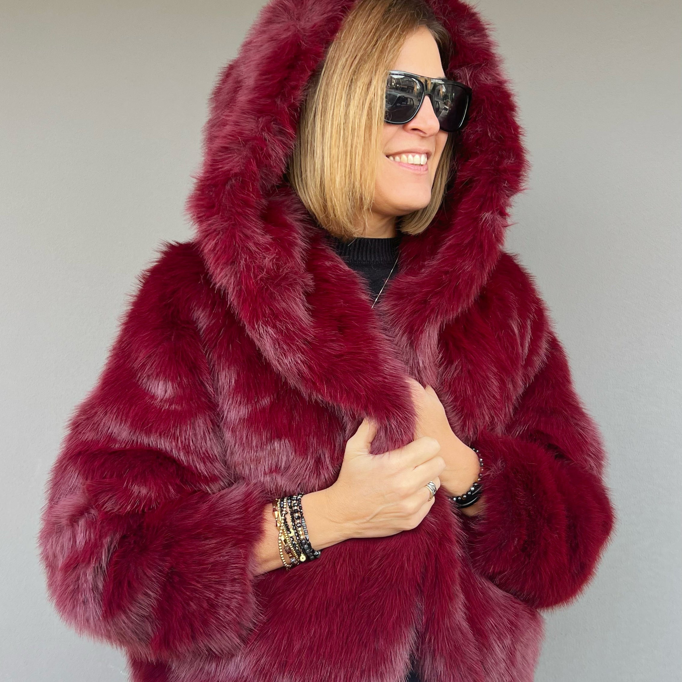 POLO SHOES - ECOPELLICCIA BRITNEY BORDEAUX