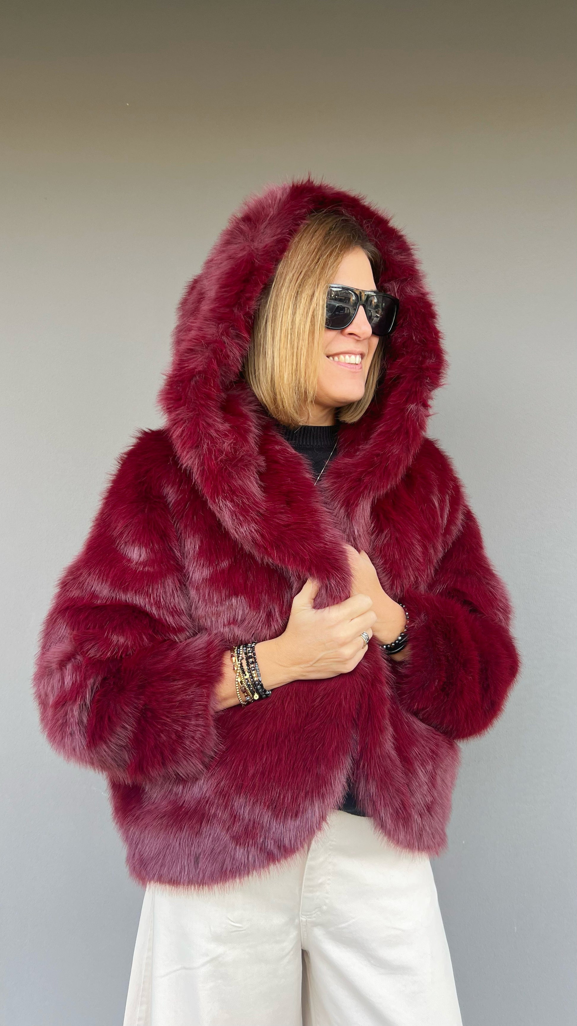 POLO SHOES - ECOPELLICCIA BRITNEY BORDEAUX