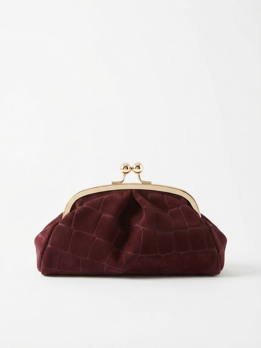 POLO SHOES BAGS - BAG MARGOT COCCO BORDEAUX