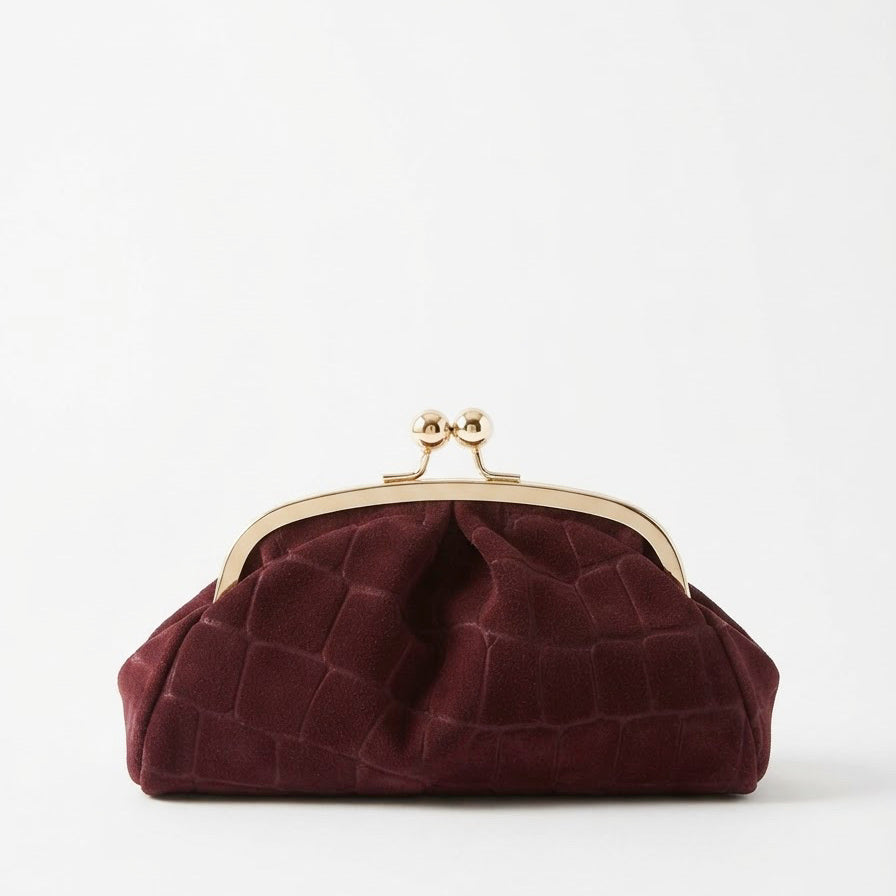 POLO SHOES BAGS - BAG MARGOT COCCO BORDEAUX