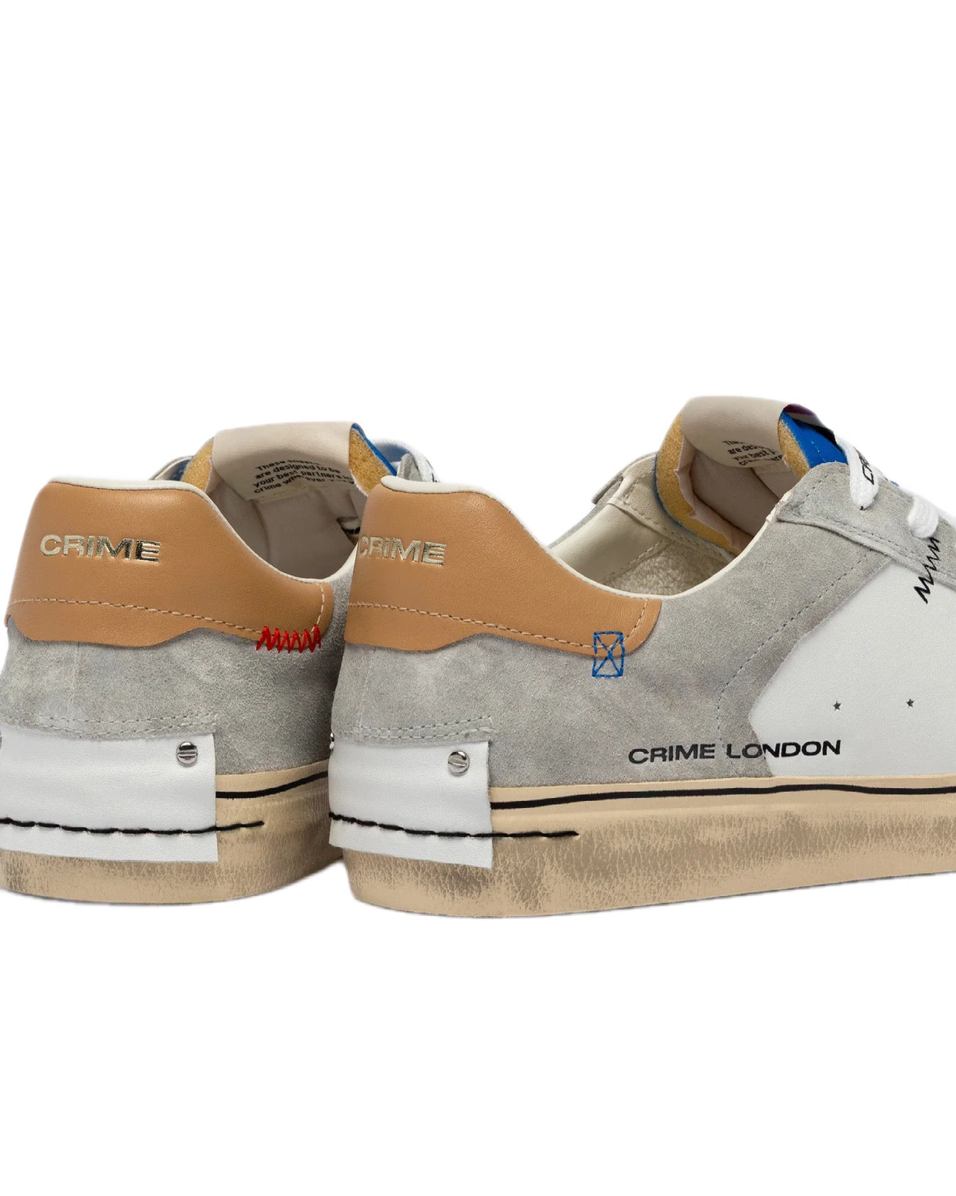 CRIME LONDON - DISTRESSED ELECTRIC BLUE