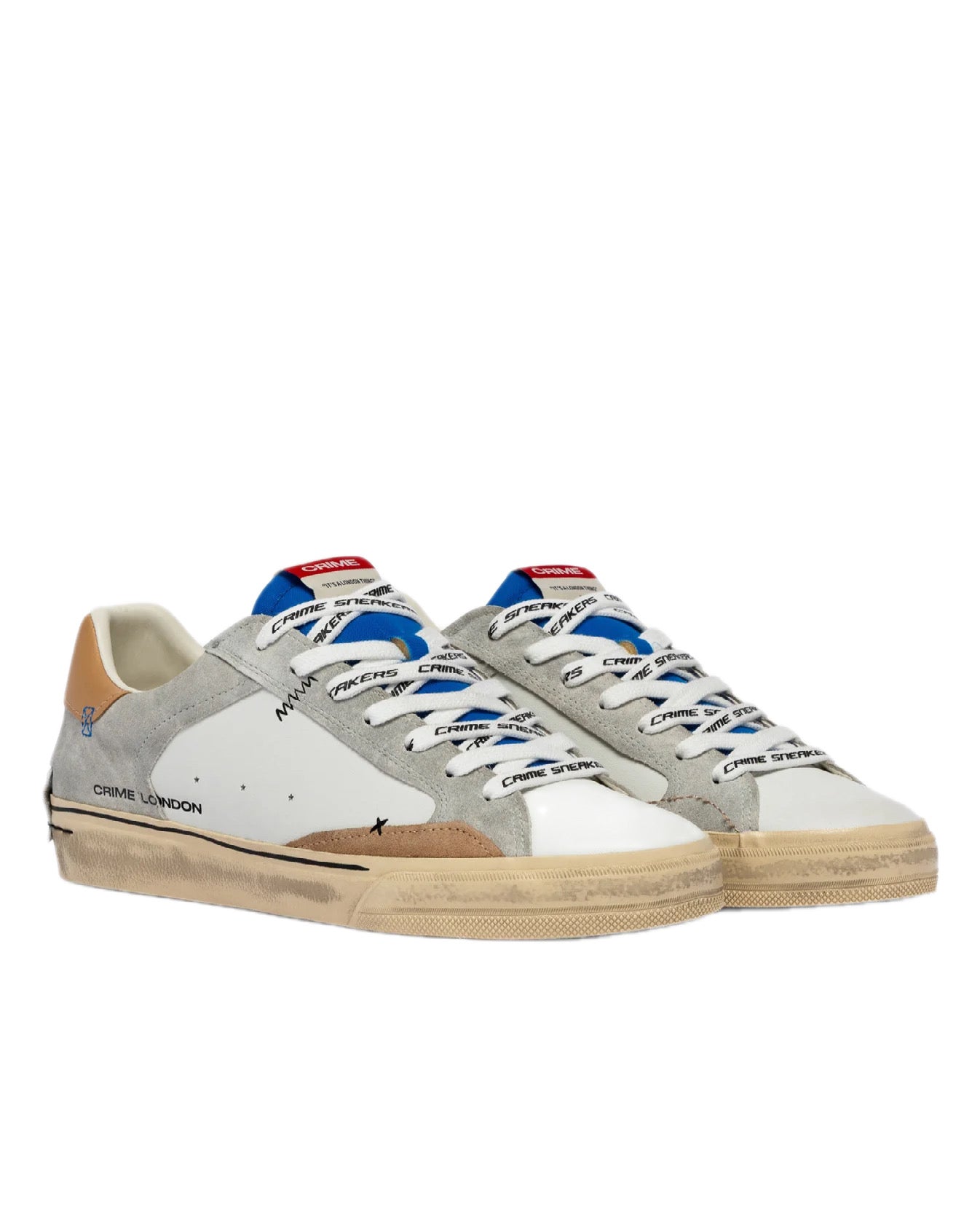 CRIME LONDON - DISTRESSED ELECTRIC BLUE