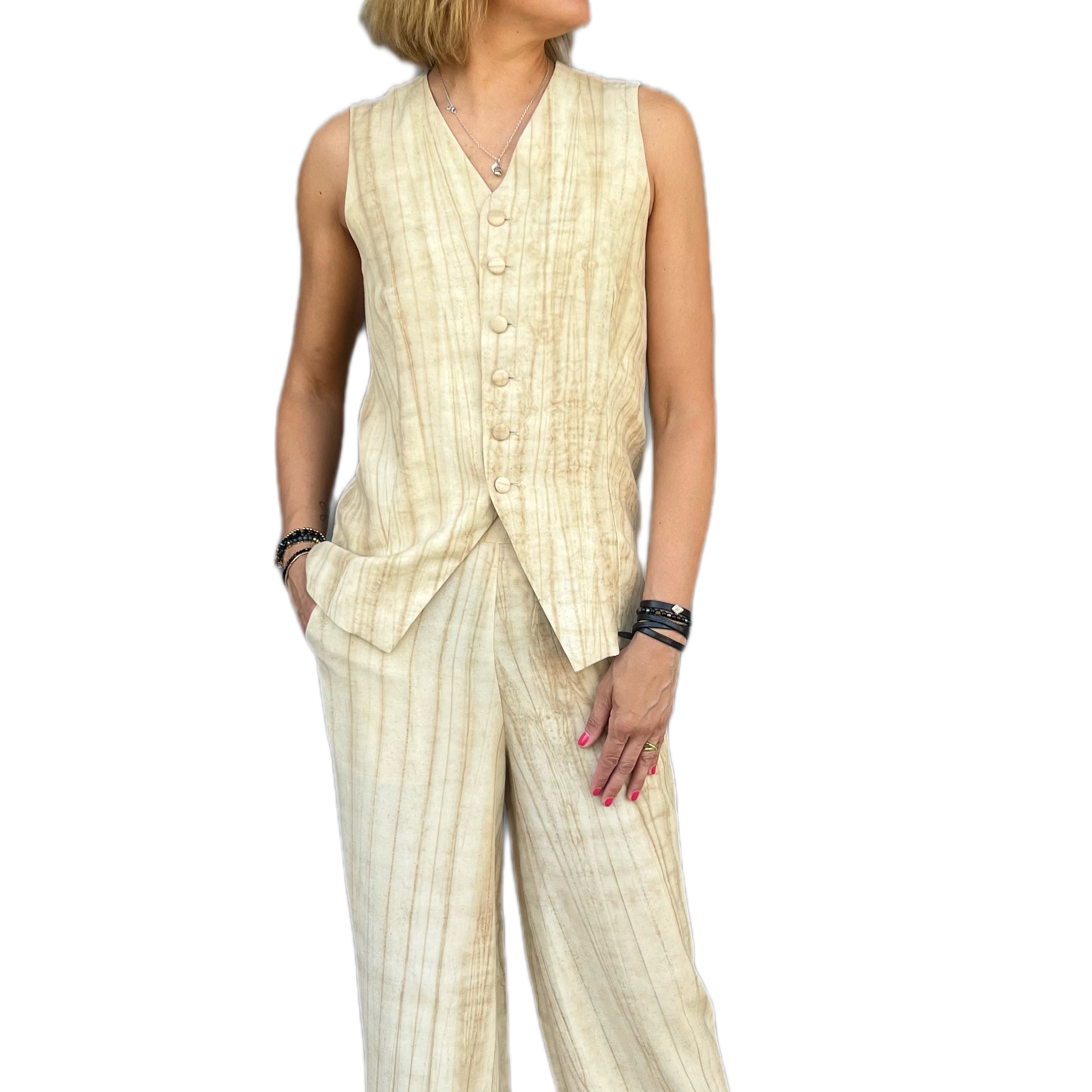 GOA GOA - COMPLETO GILET PANTALONE SAHARA