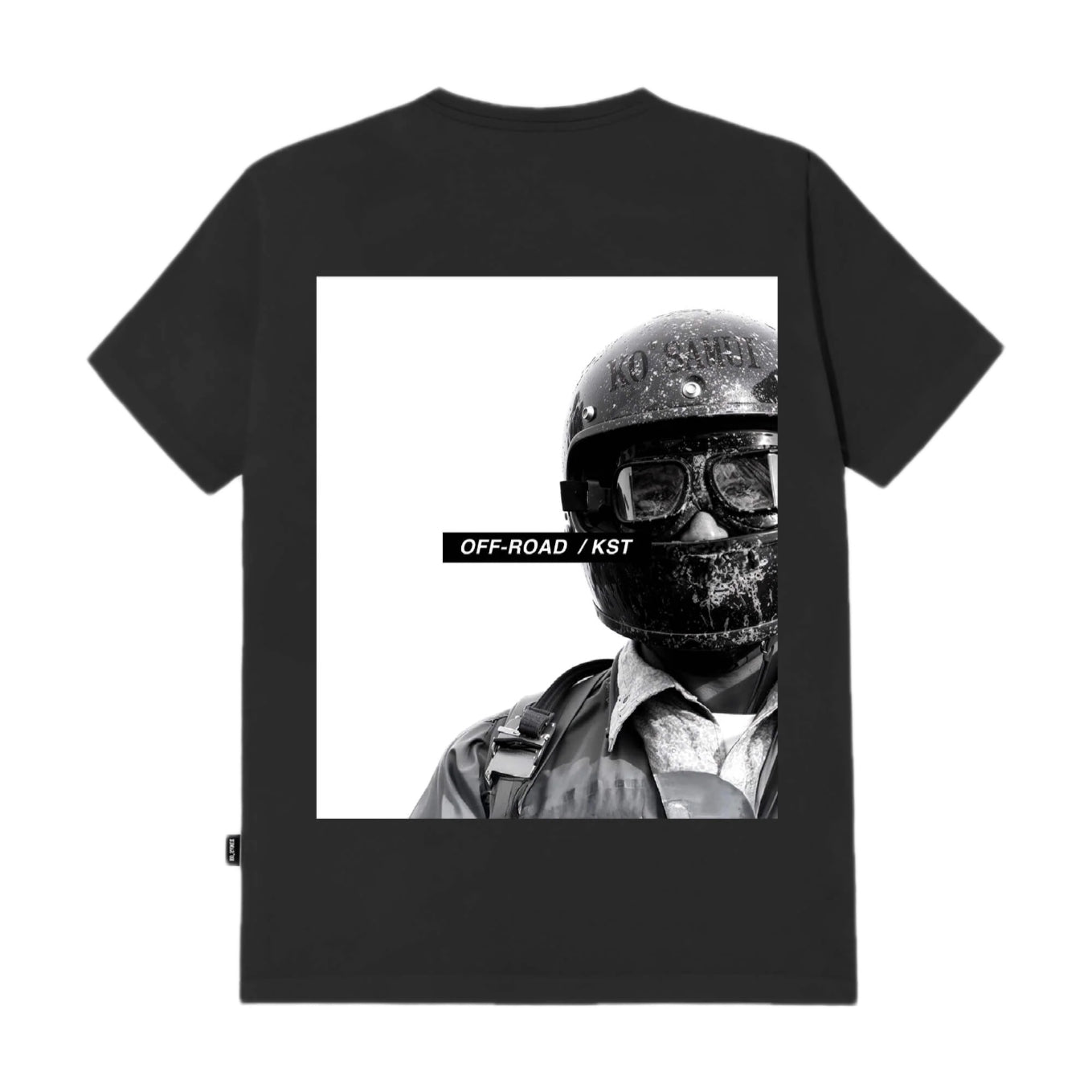 KOSAMUI -T-SHIRT ROADKST BLACK OVER FIT