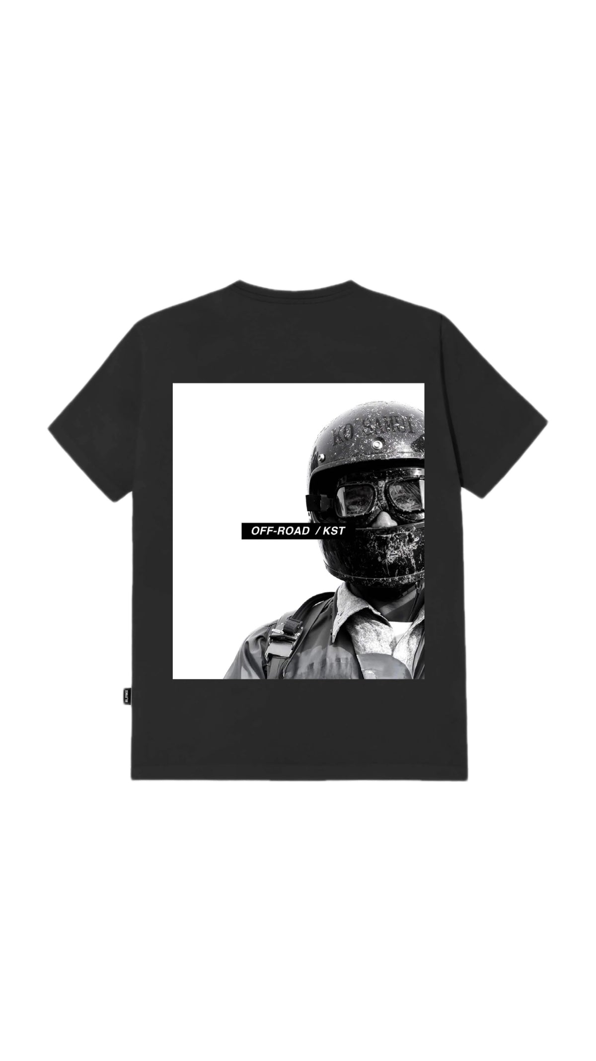 KOSAMUI -T-SHIRT ROADKST BLACK OVER FIT