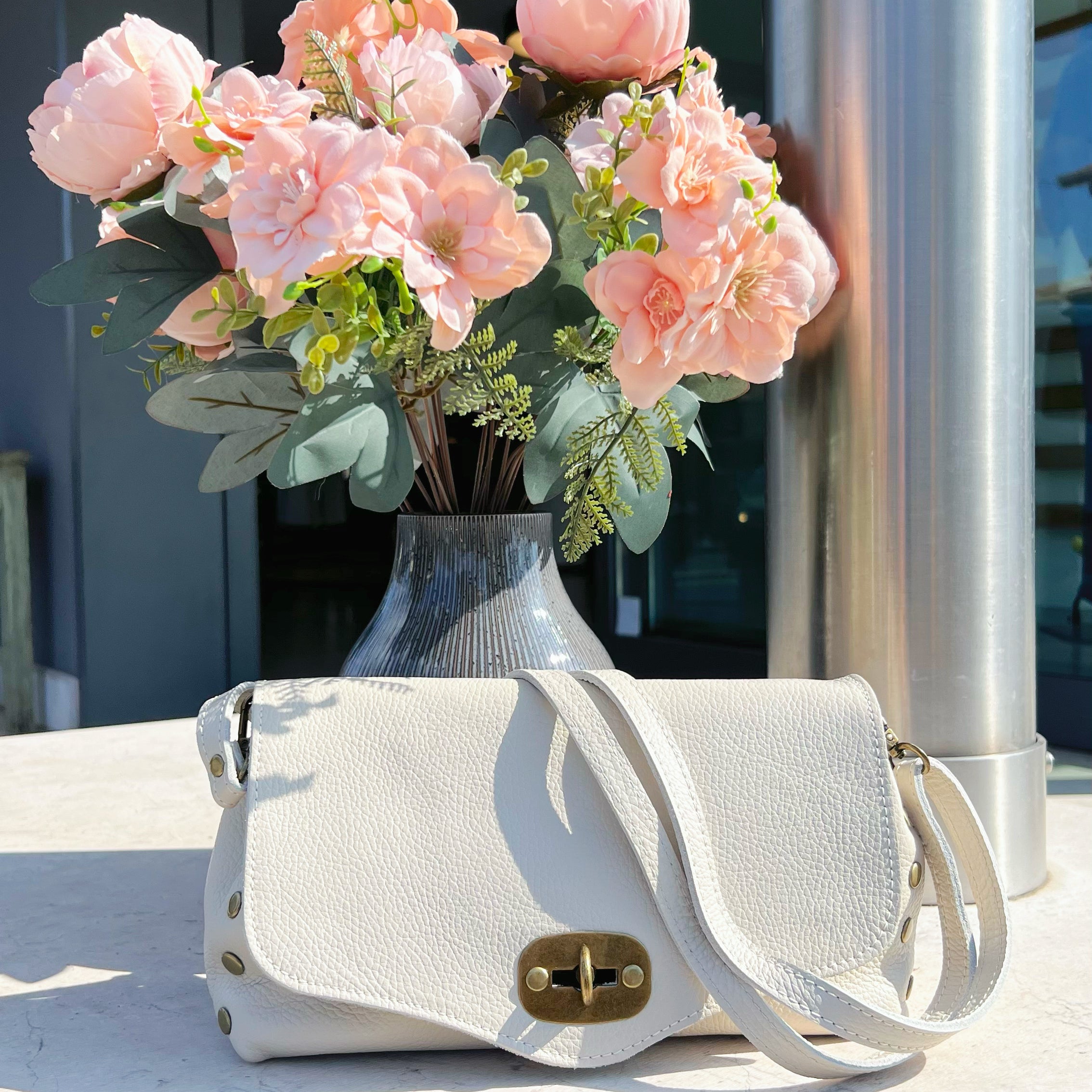 POLO SHOES BAGS - BORSA POSTINO BEIGE