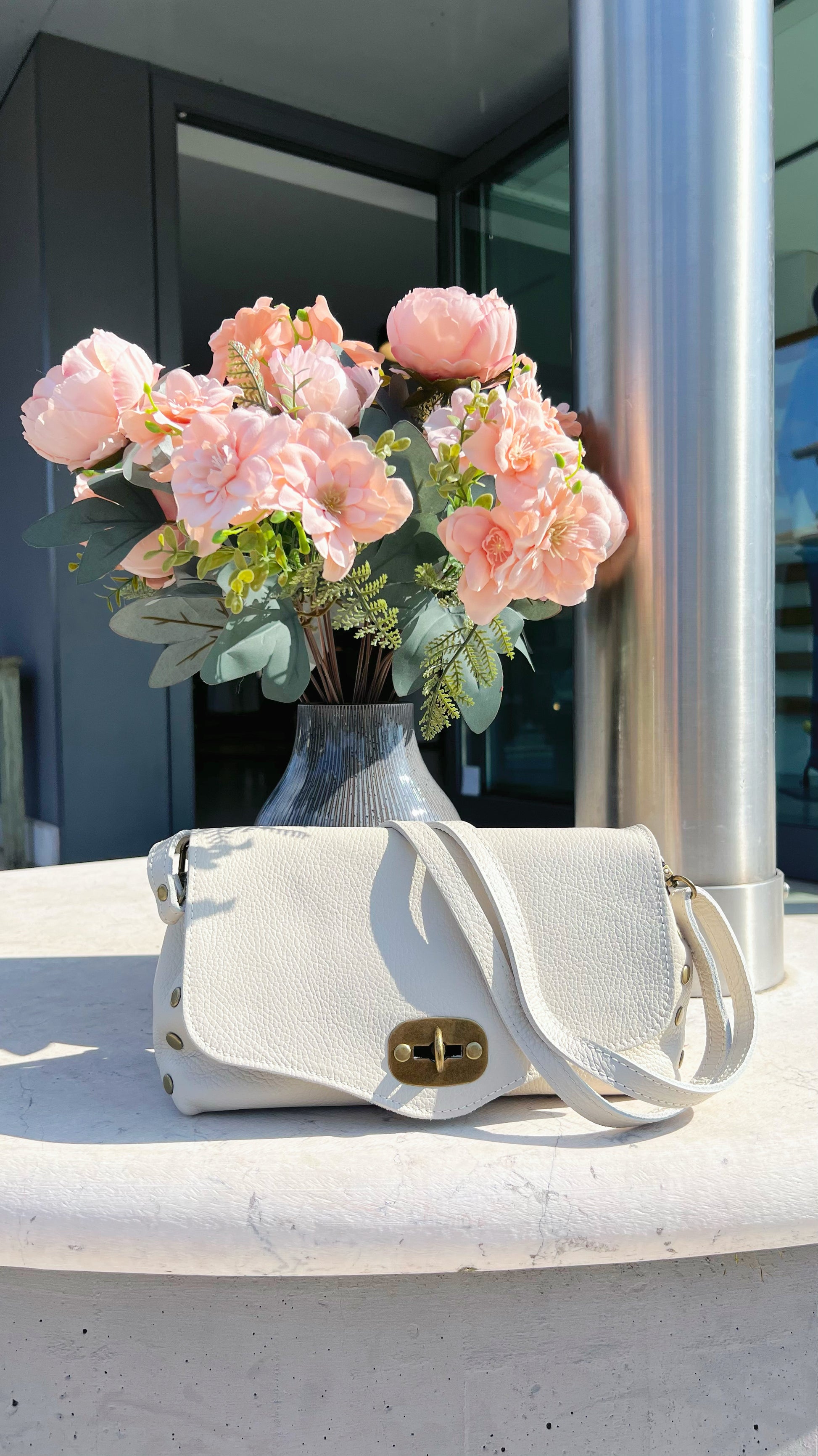 POLO SHOES BAGS - BORSA POSTINO BEIGE