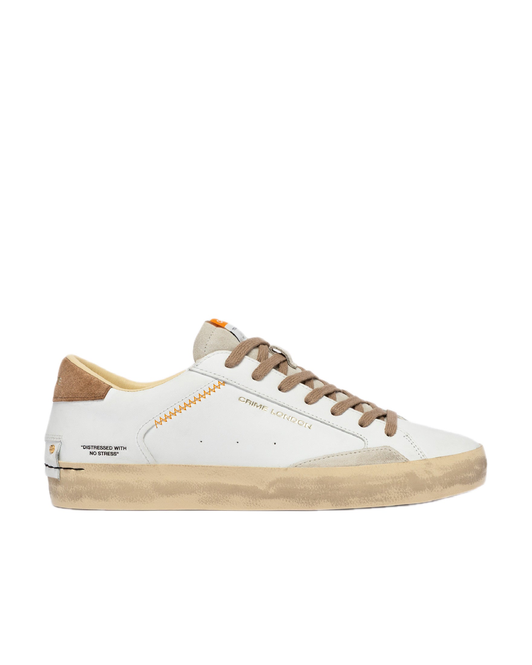 CRIME LONDON -DISTRESSED SADDLE BROWN