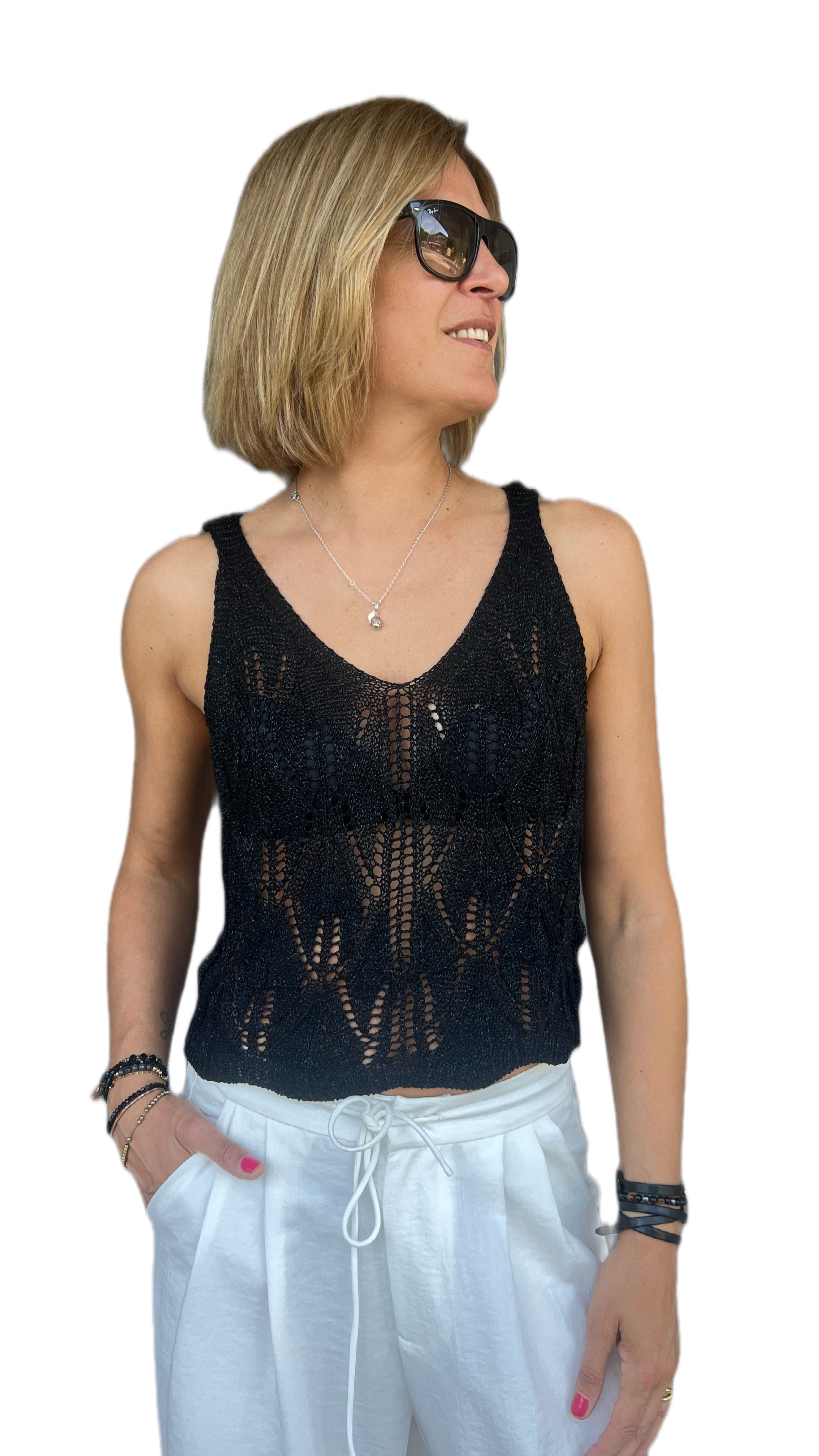 GOA GOA - TOPWEAR SELVA BLACK