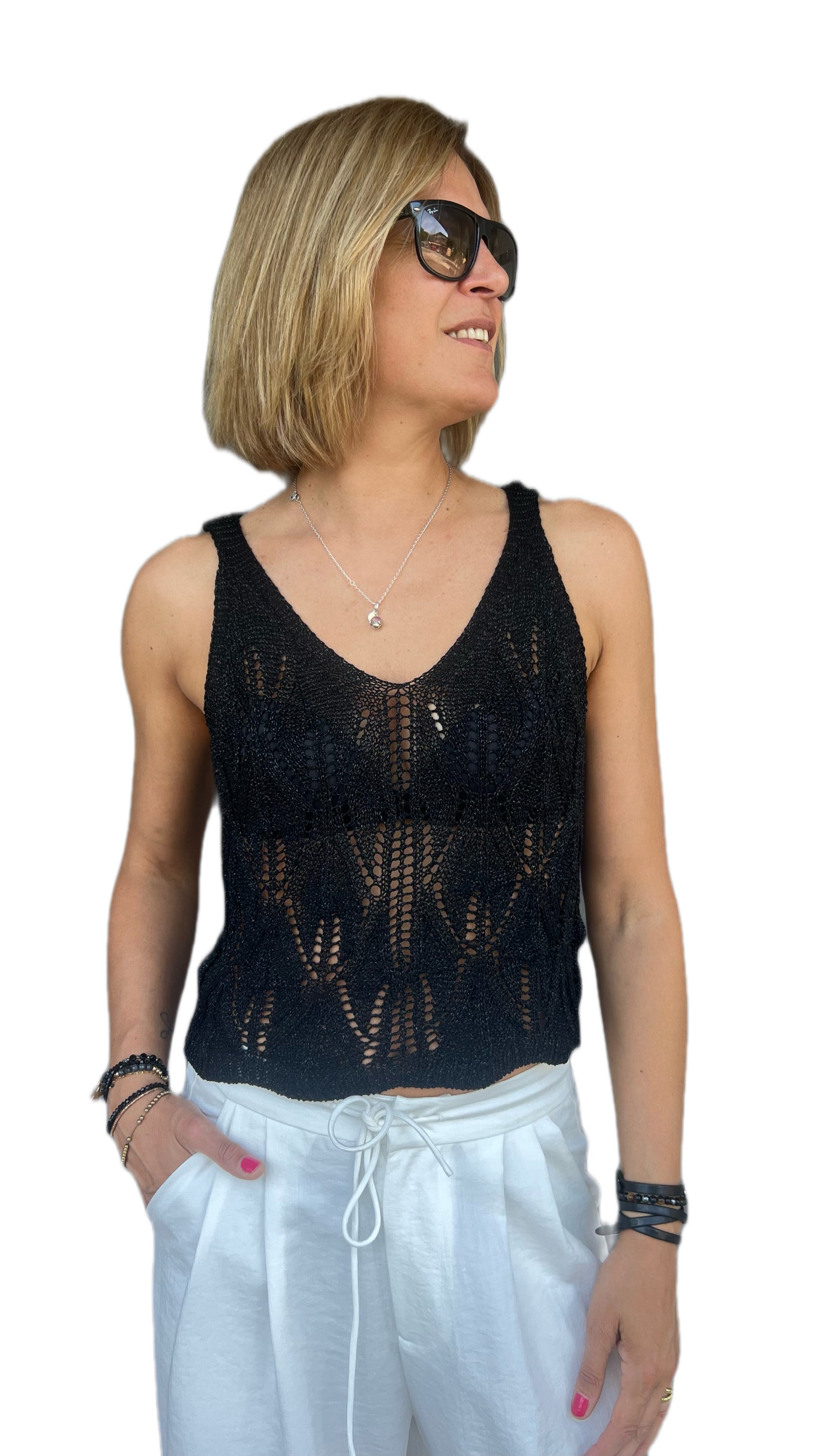 GOA GOA - TOPWEAR SELVA BLACK