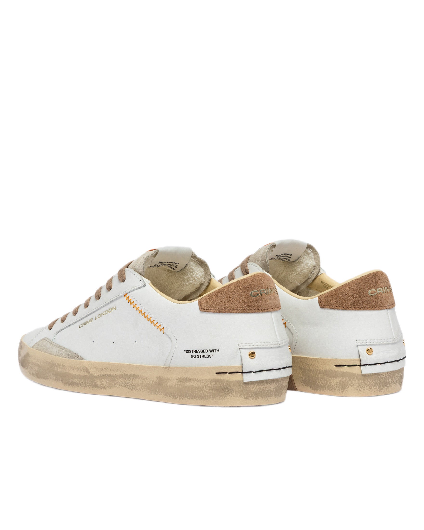 CRIME LONDON -DISTRESSED SADDLE BROWN