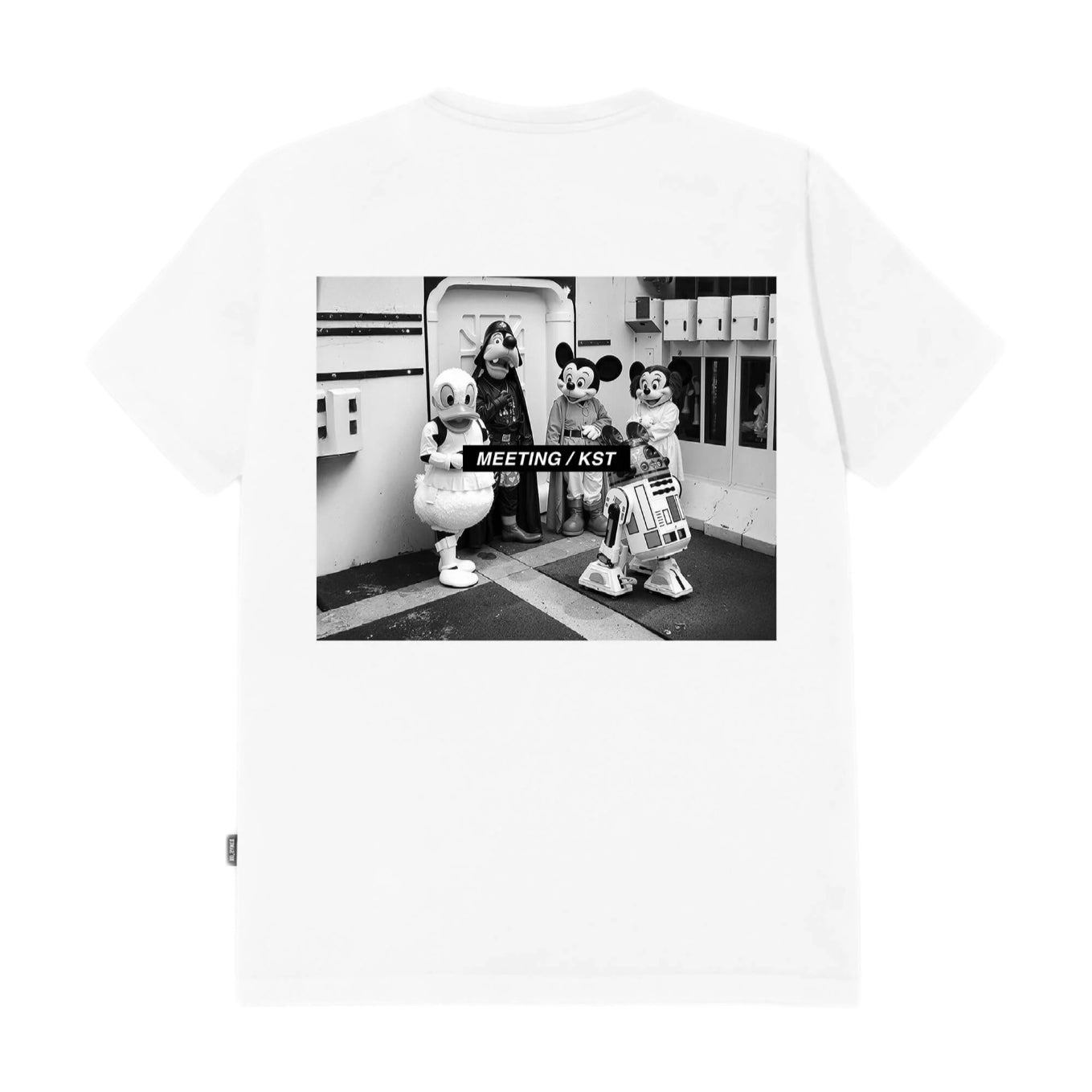 KOSAMUI -T-SHIRT MEETING WHITE OVER FIT