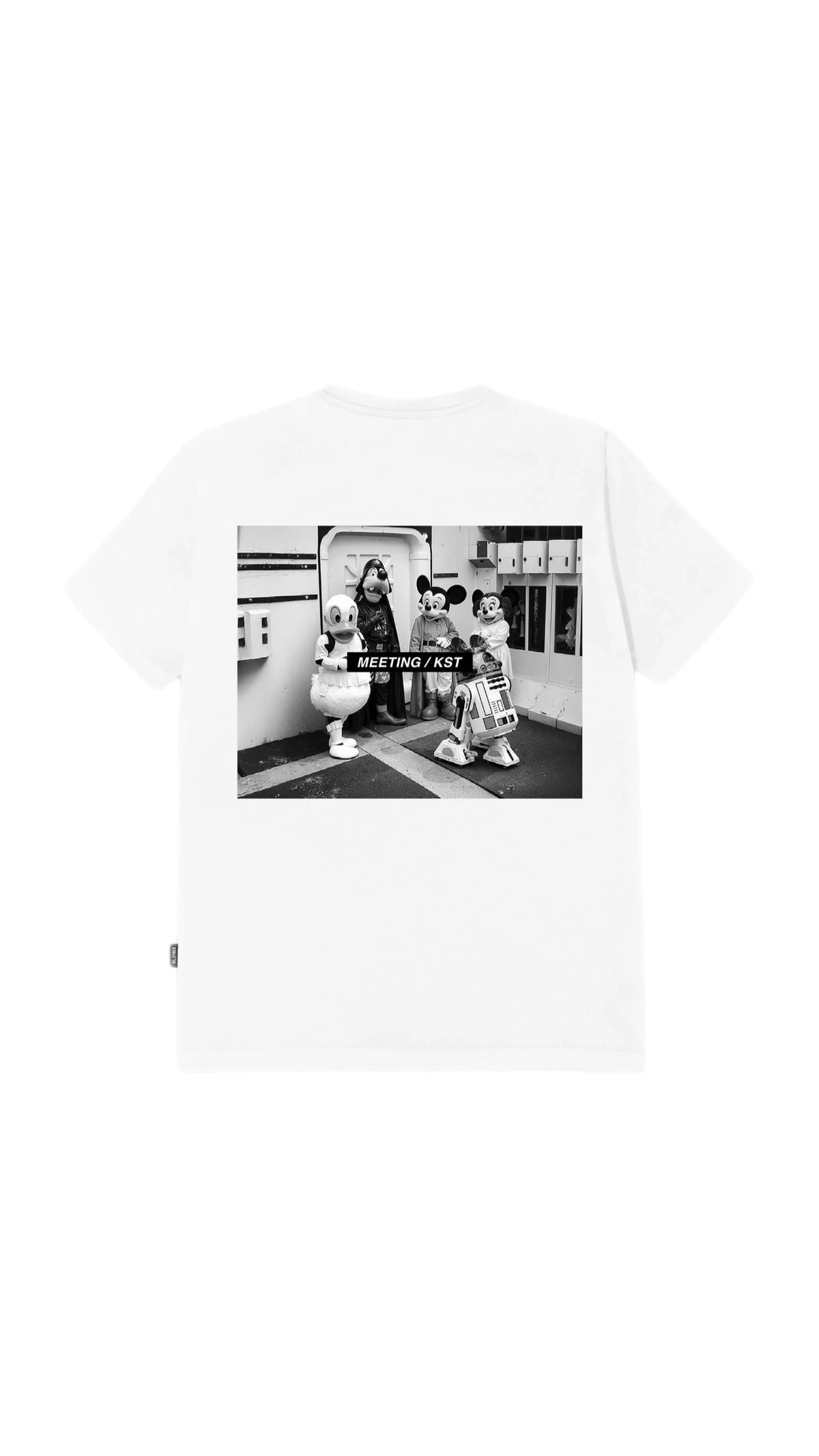 KOSAMUI -T-SHIRT MEETING WHITE OVER FIT